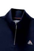 Pique Quarter Zip Sweatshirt