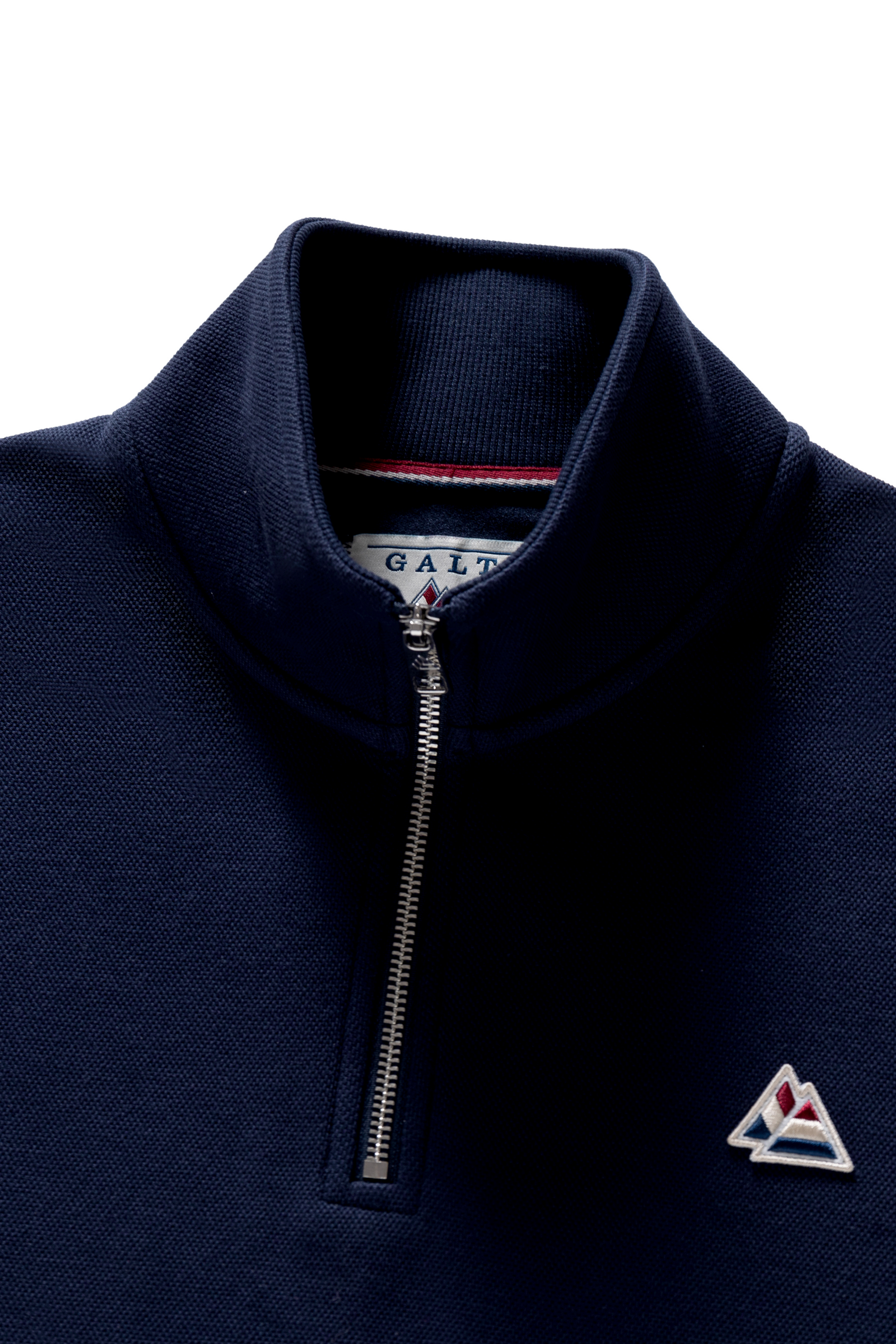 Galtsand Pique Quarter Zip Sweater