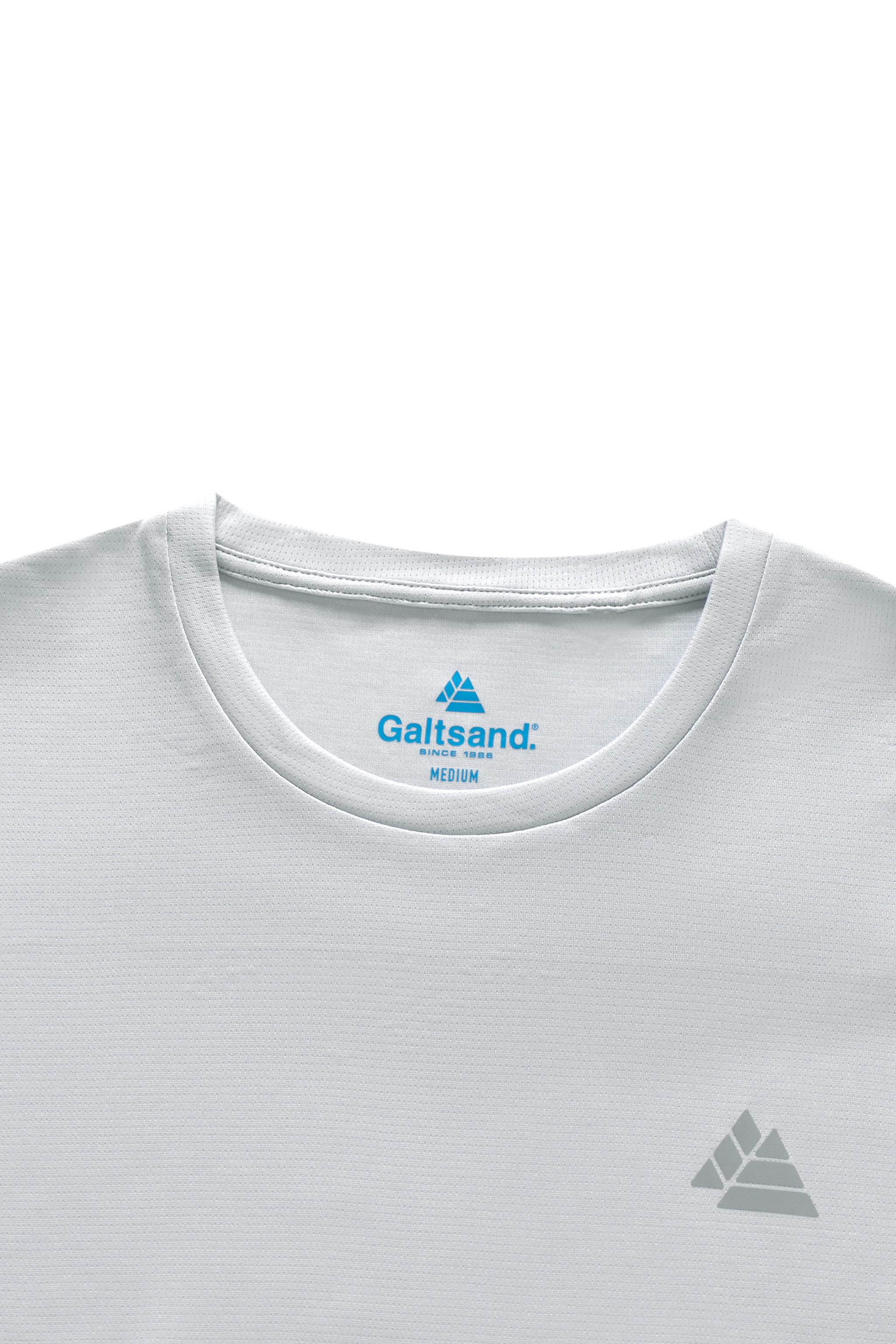 Galtsand Checker Jacquard Back Tech Tee