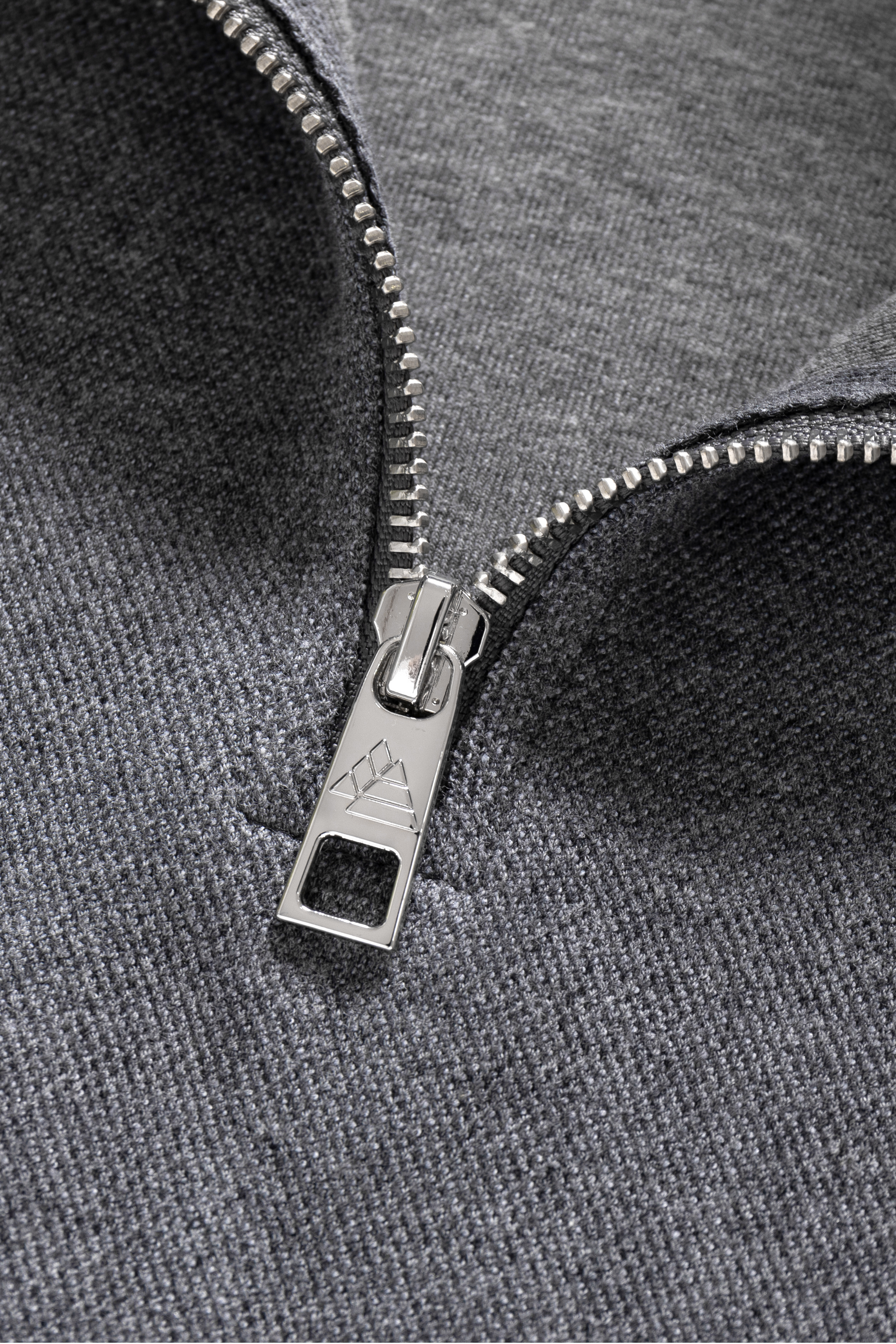 Galtsand Pique Quarter Zip Sweater