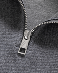 Pique Quarter Zip Sweatshirt