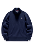 Pique Quarter Zip Sweatshirt