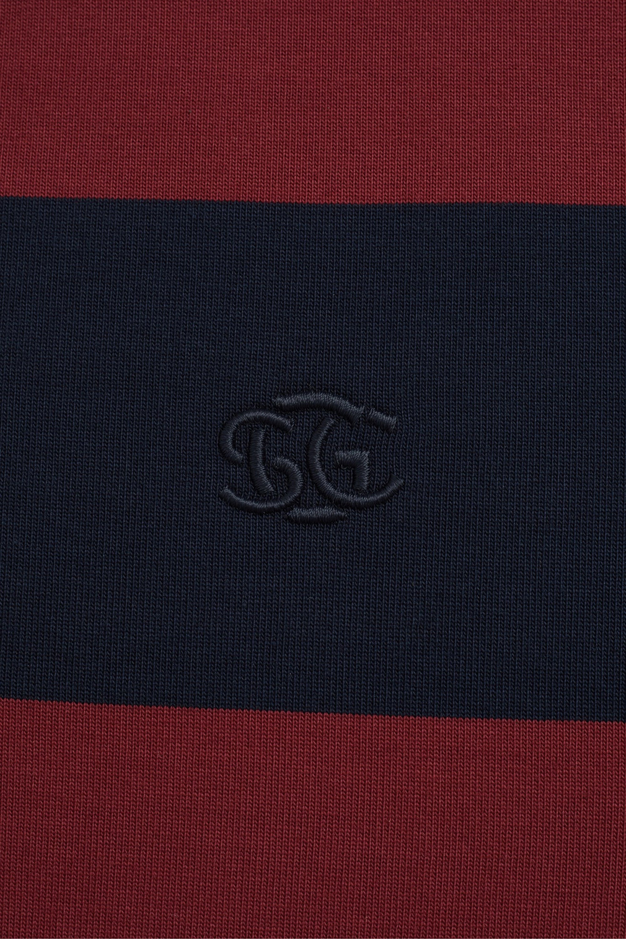 Mulberry Engineered Strip Rugby Polo