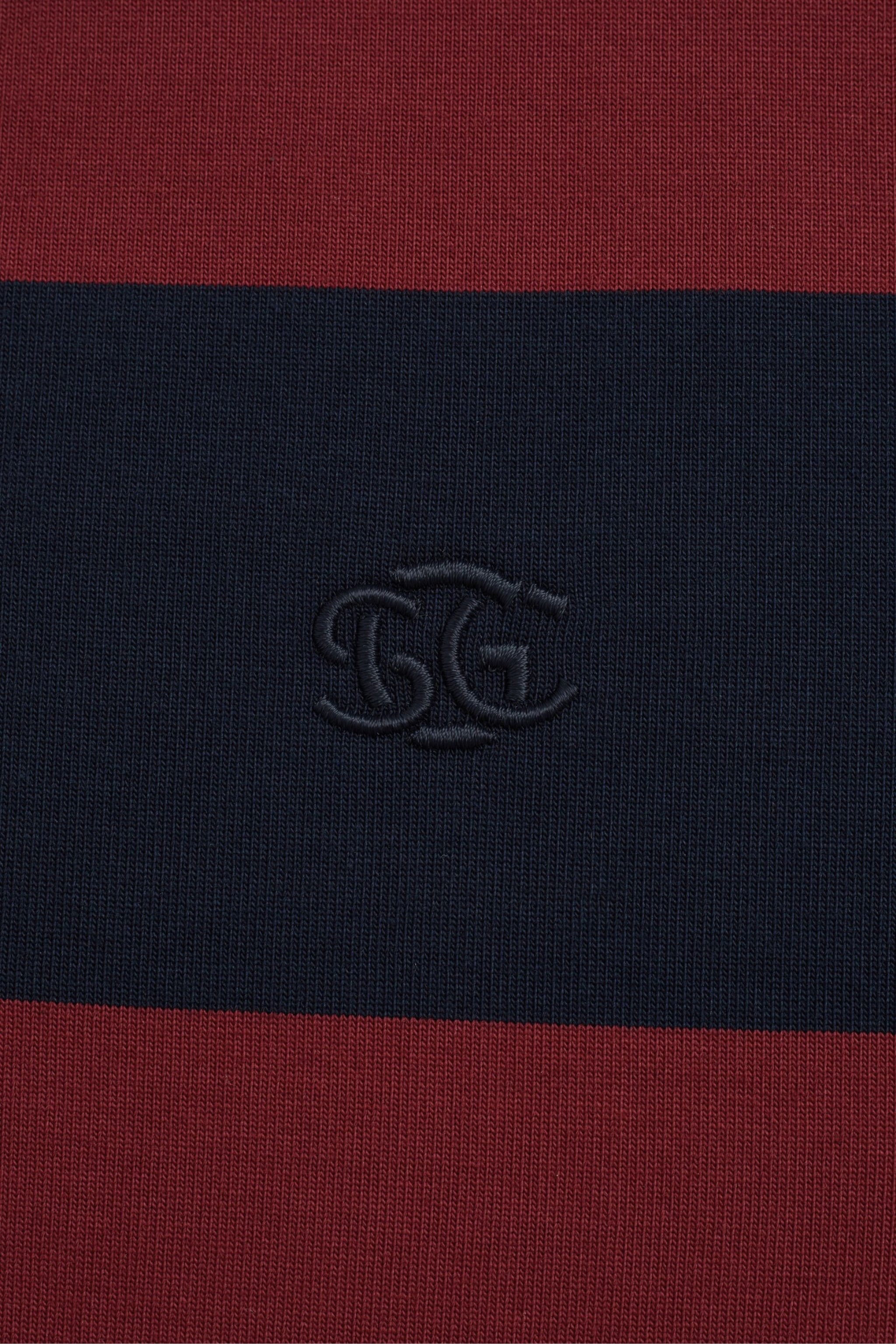 Mulberry Engineered Strip Rugby Polo