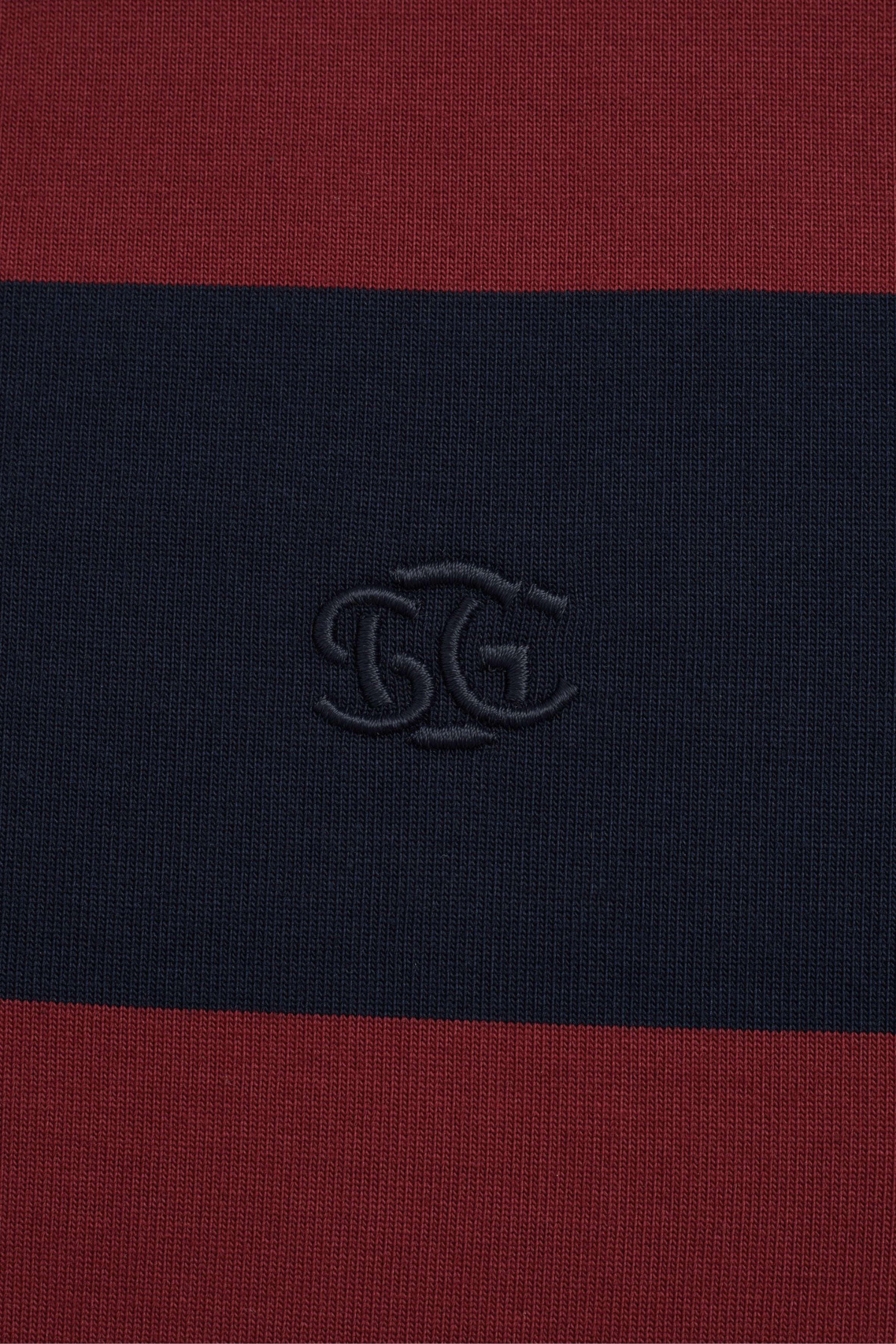 Mulberry Engineered Strip Rugby Polo