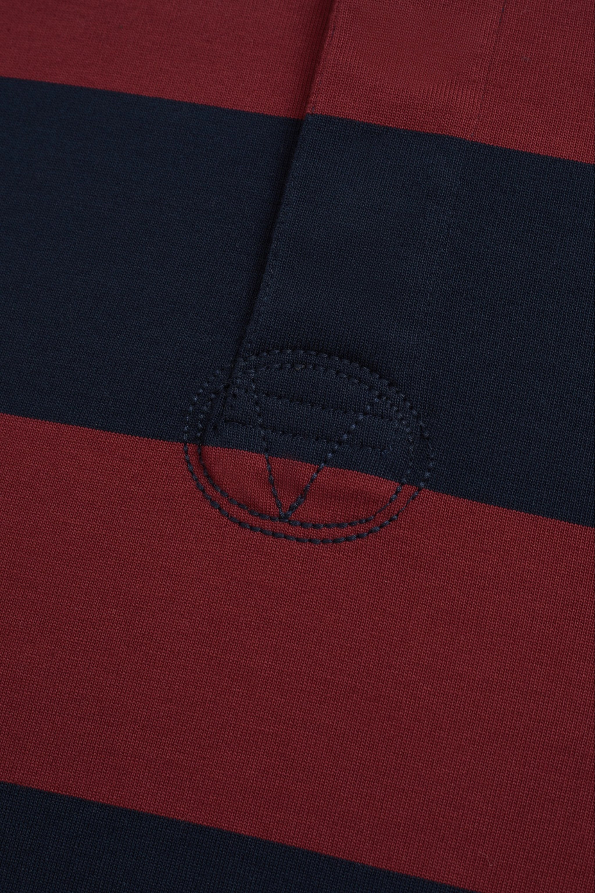 Mulberry Engineered Strip Rugby Polo
