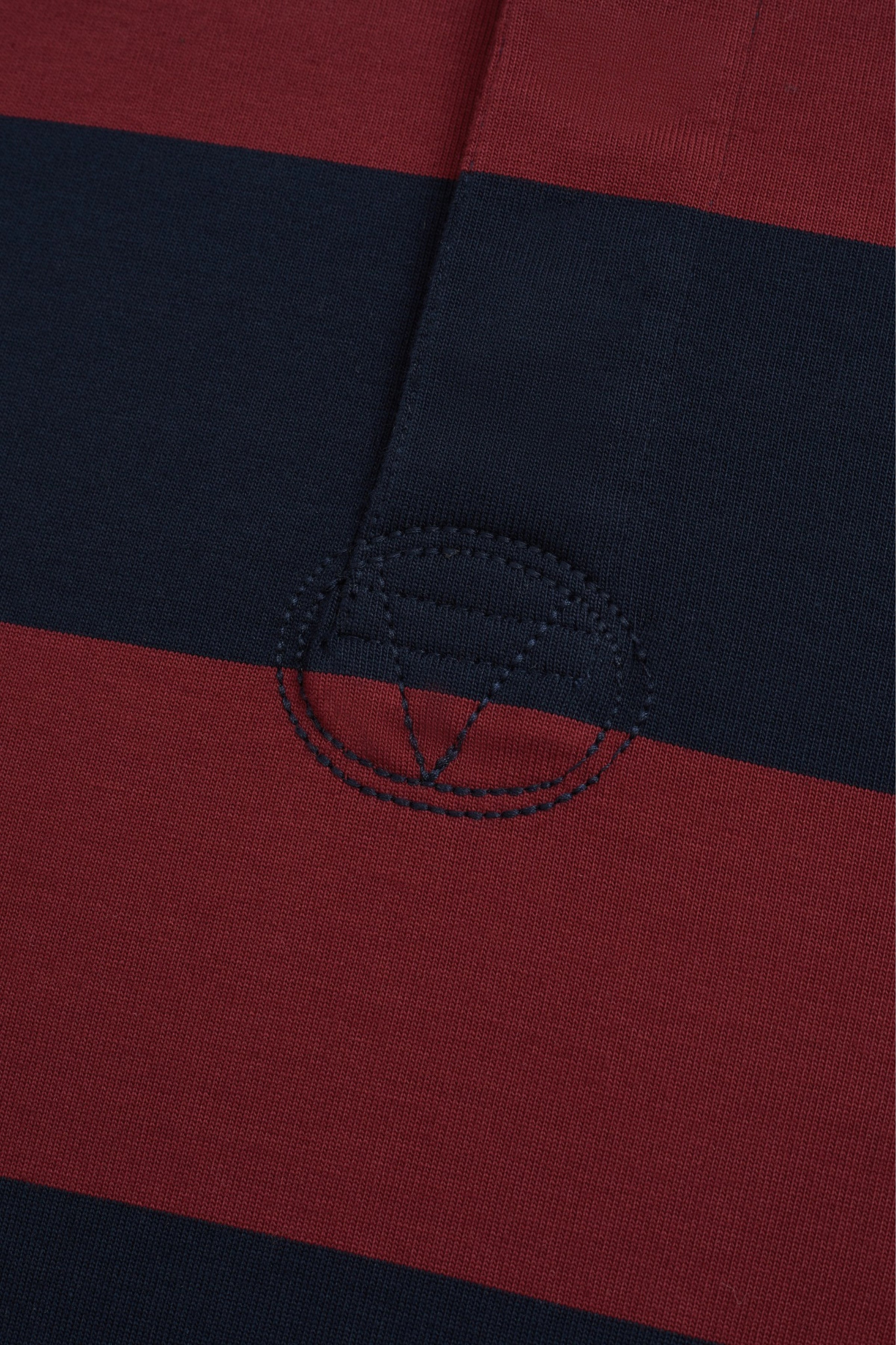 Mulberry Engineered Strip Rugby Polo