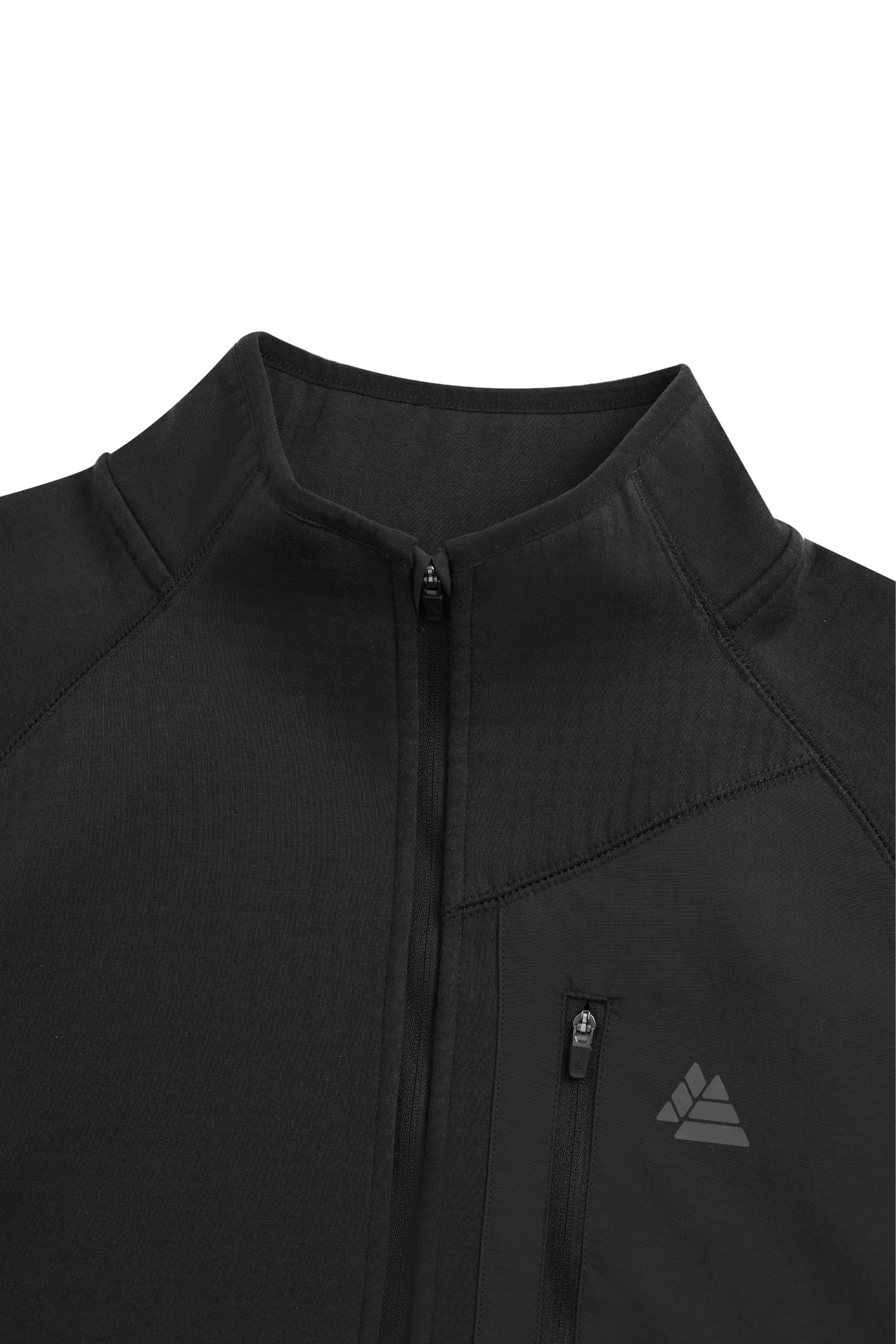 Proton Zip Front Bonded Grid Fleece Jacket