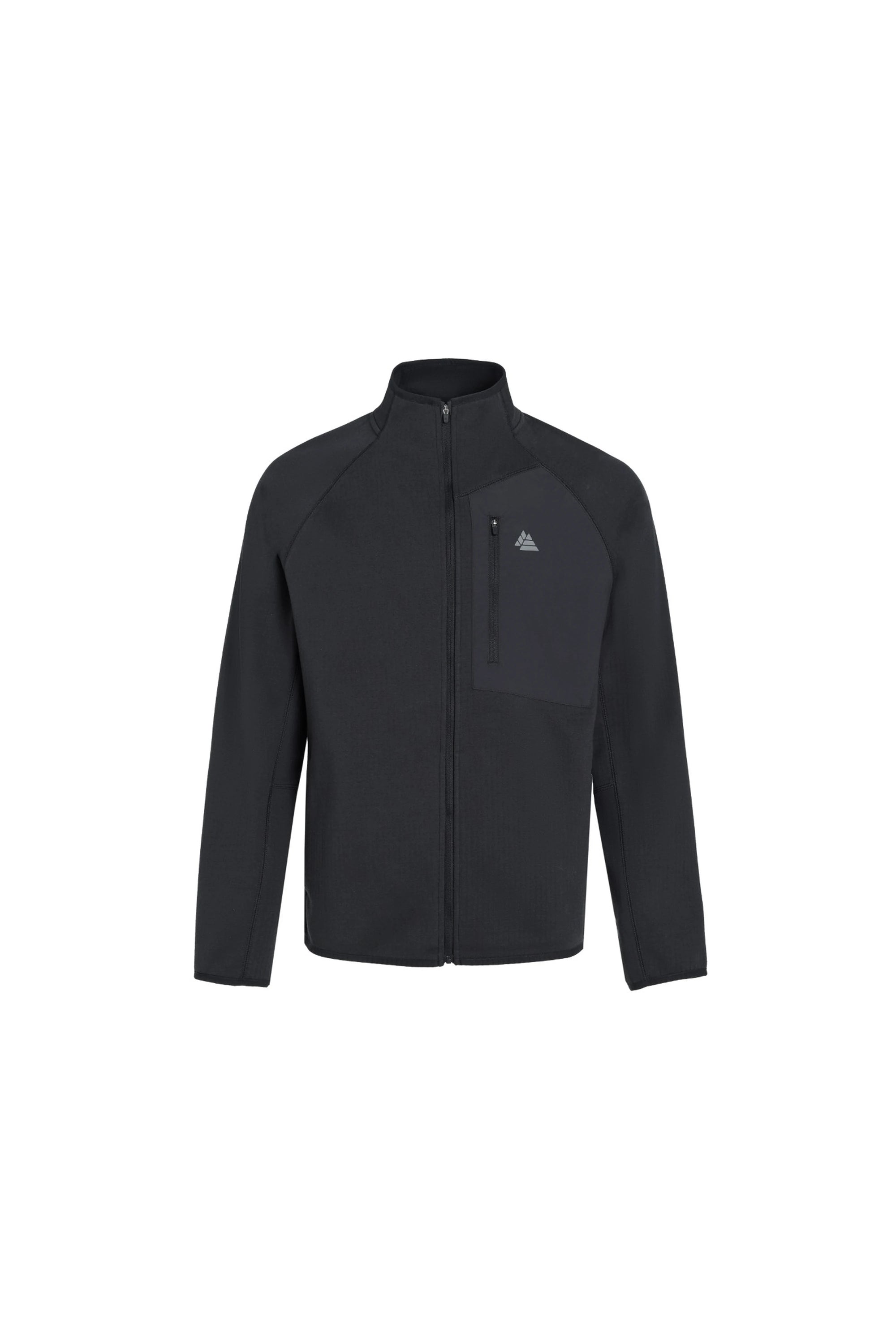 Proton Zip Front Bonded Grid Fleece Jacket