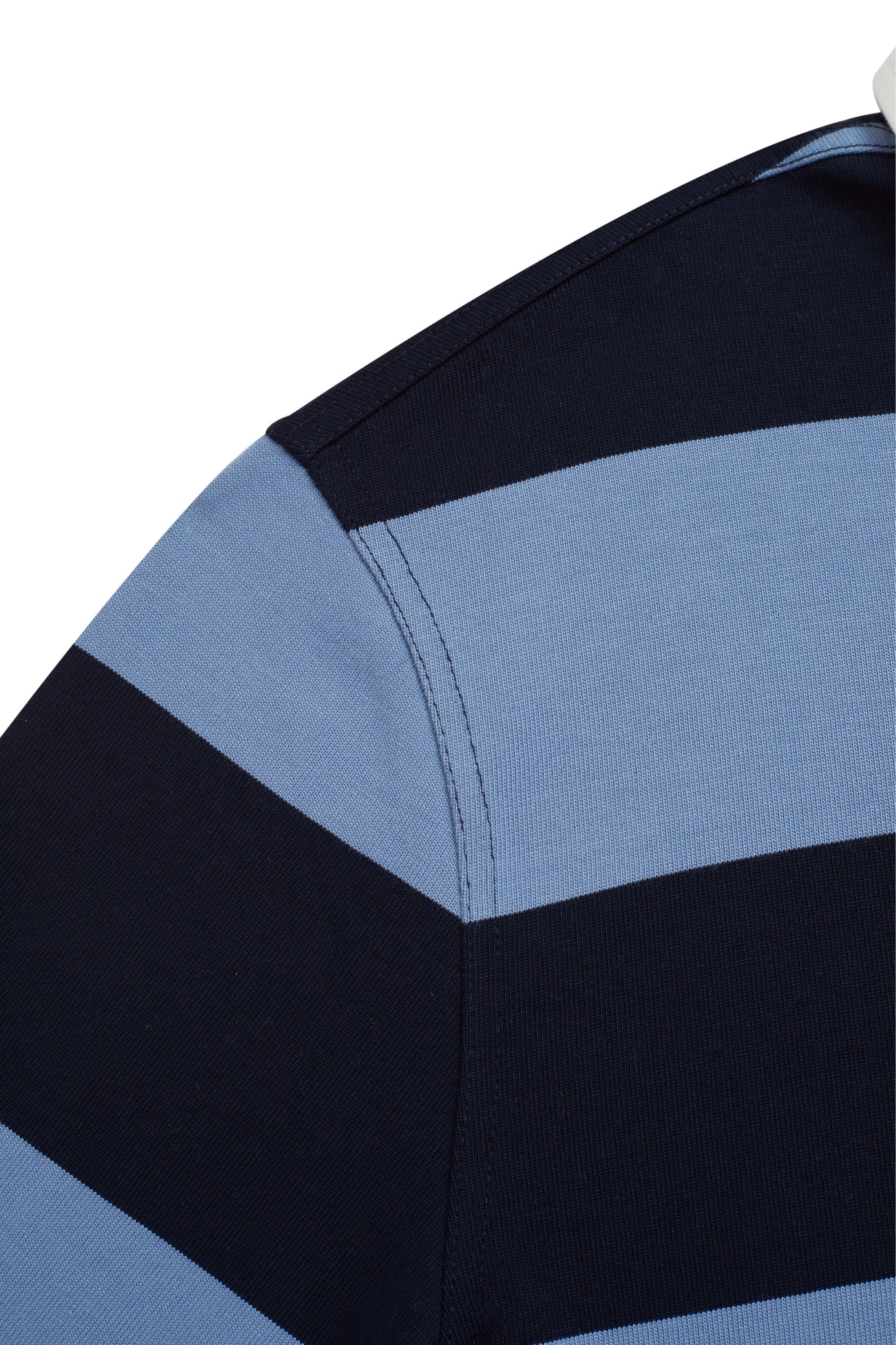 Oxford Engineered Stripe Rugby Polo