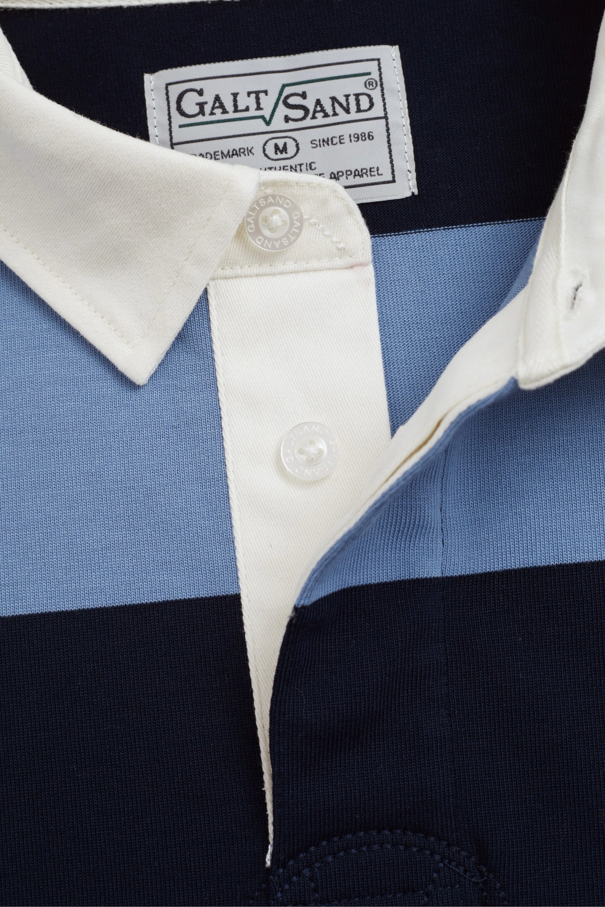 Oxford Engineered Stripe Rugby Polo