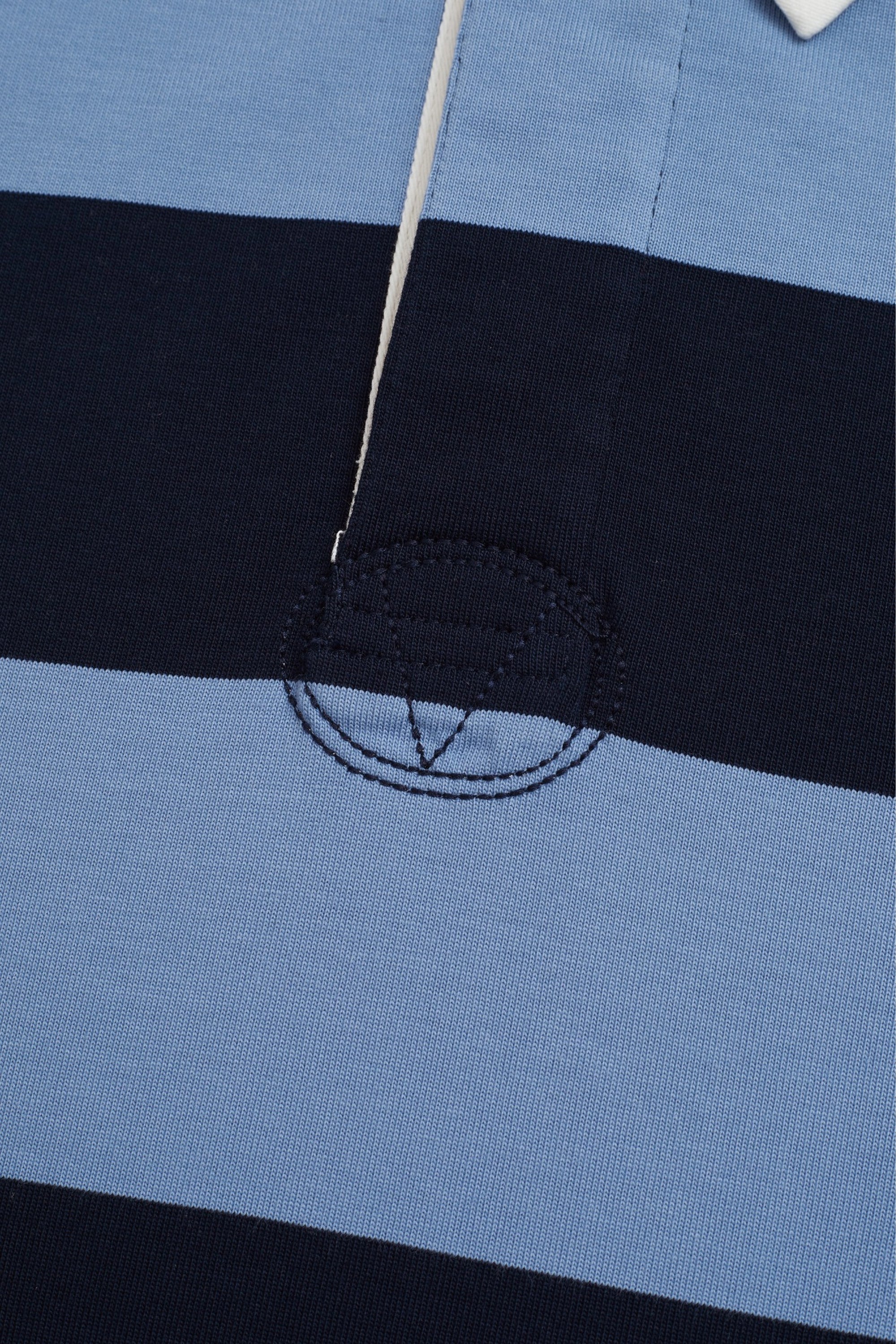Oxford Engineered Stripe Rugby Polo