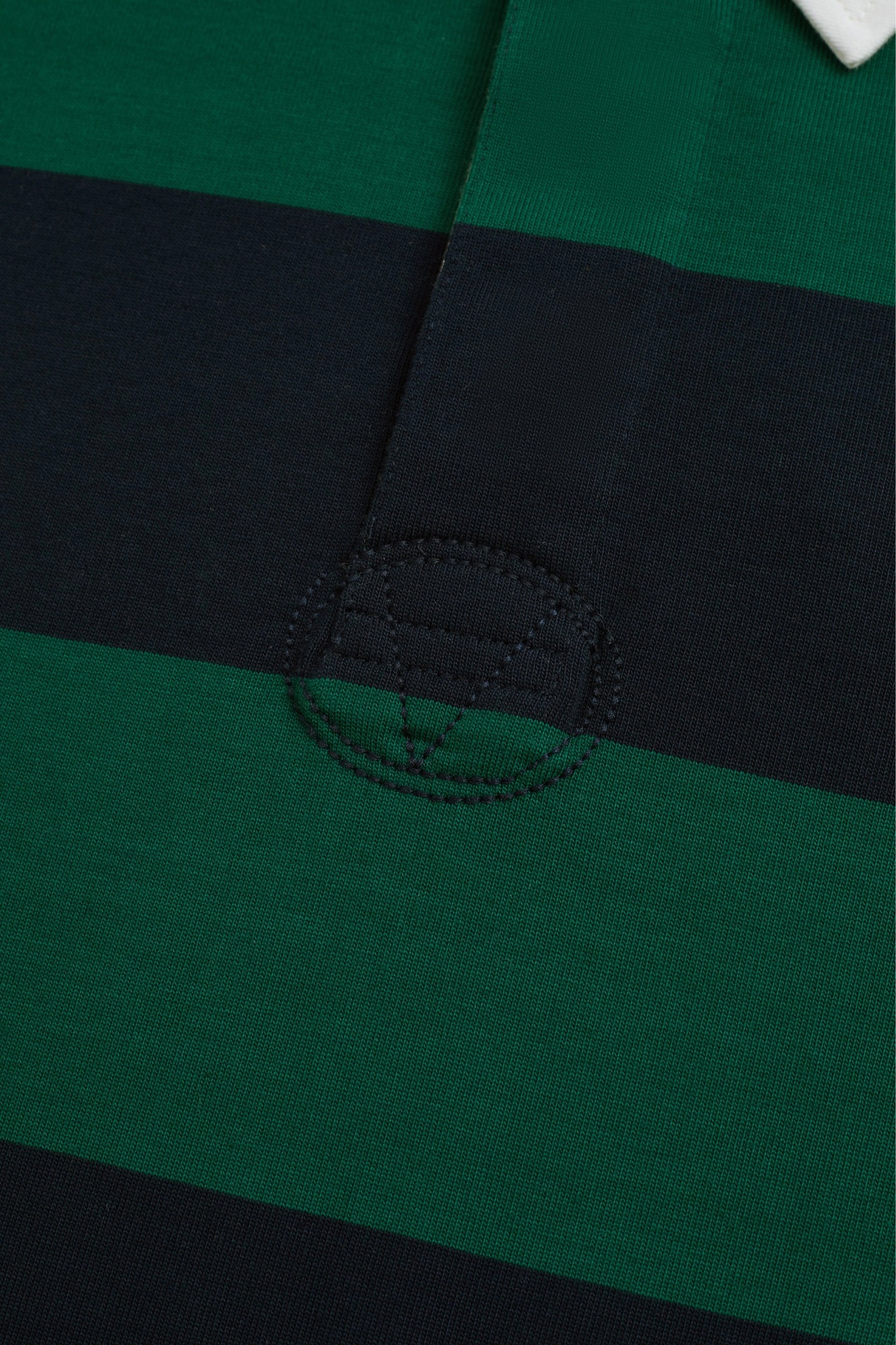 Wade Engineered Stripe Rugby Polo