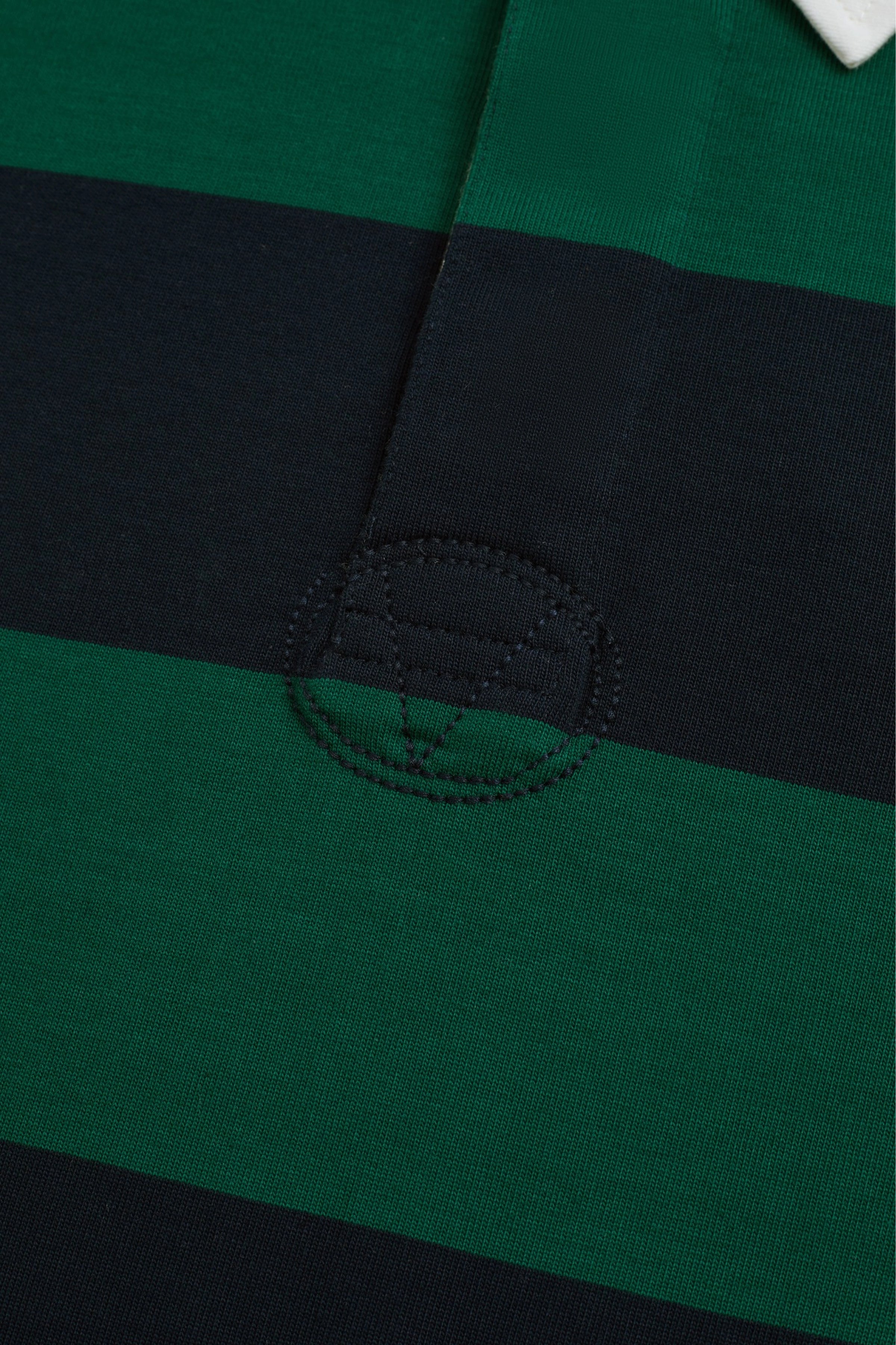 Wade Engineered Stripe Rugby Polo