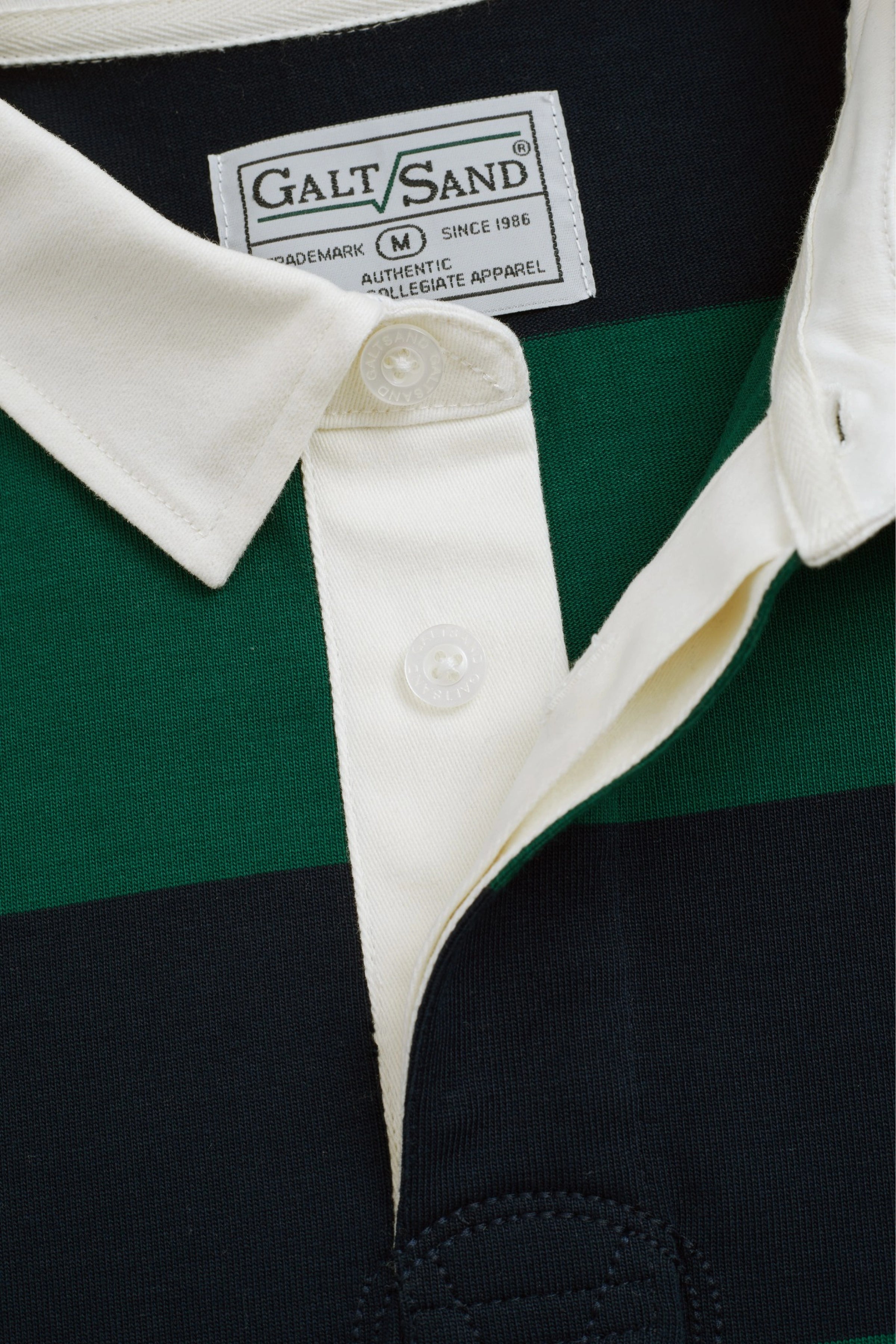 Wade Engineered Stripe Rugby Polo
