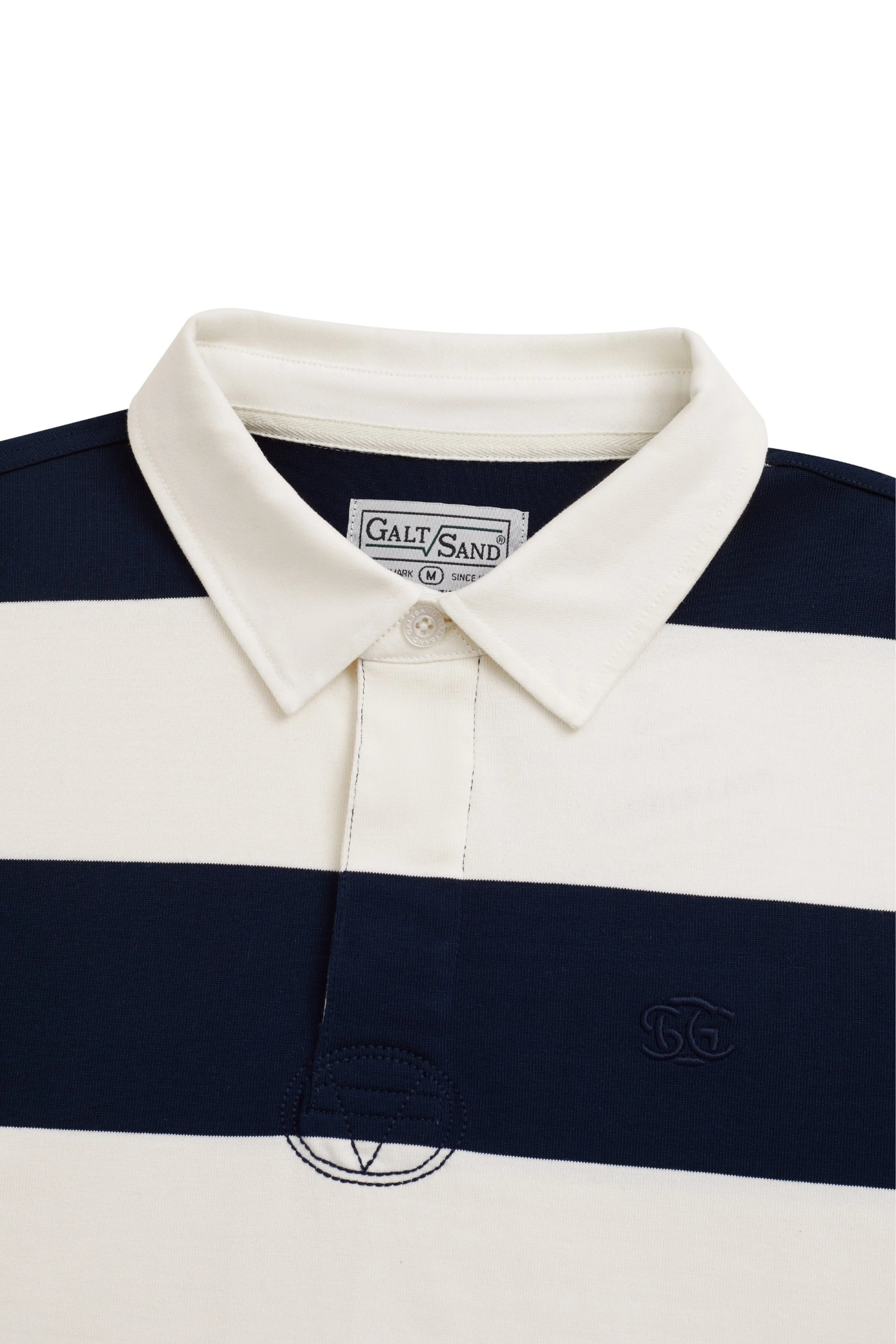 Blake Engineered Stripe Rugby Polo