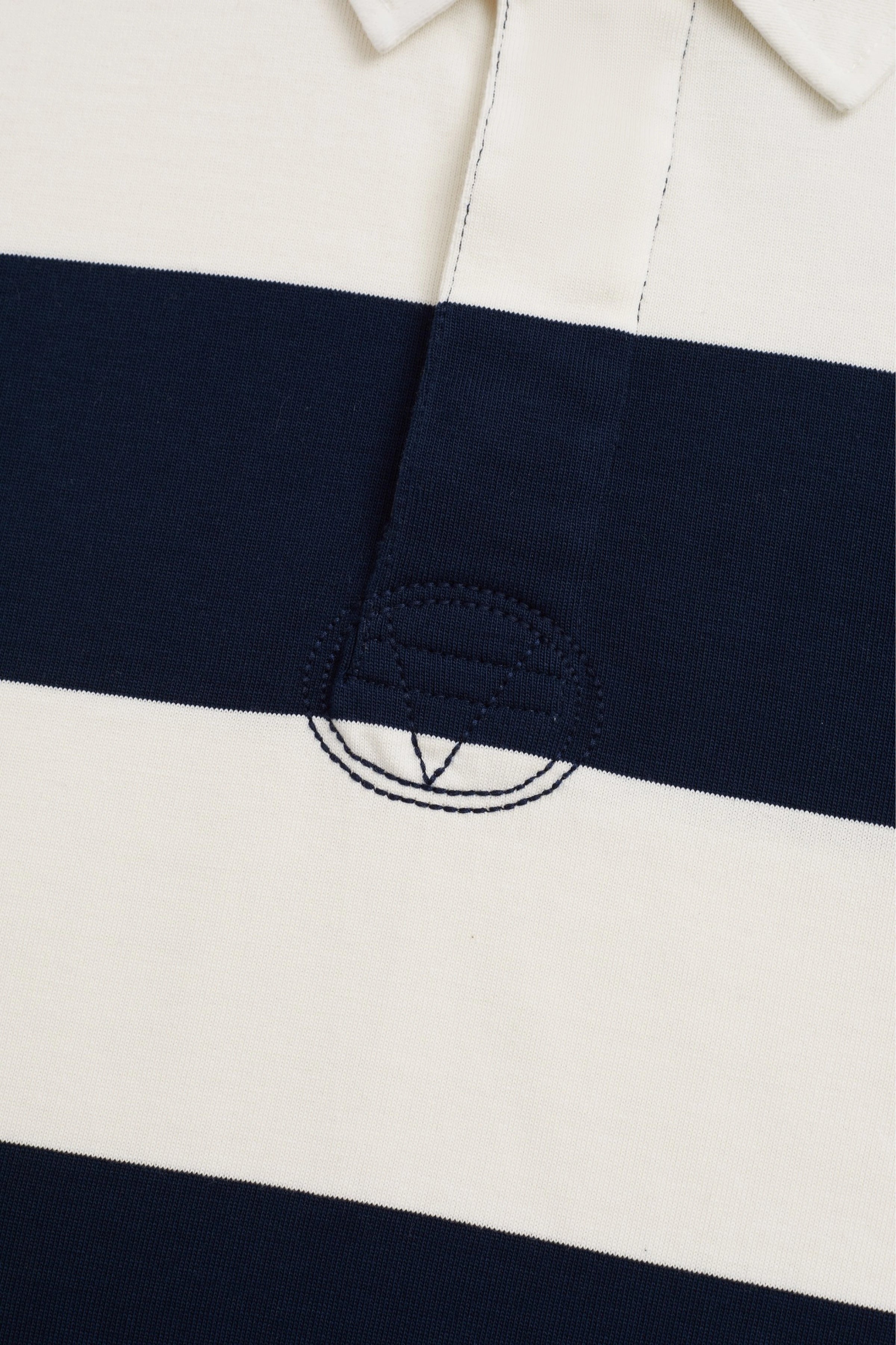 Blake Engineered Stripe Rugby Polo