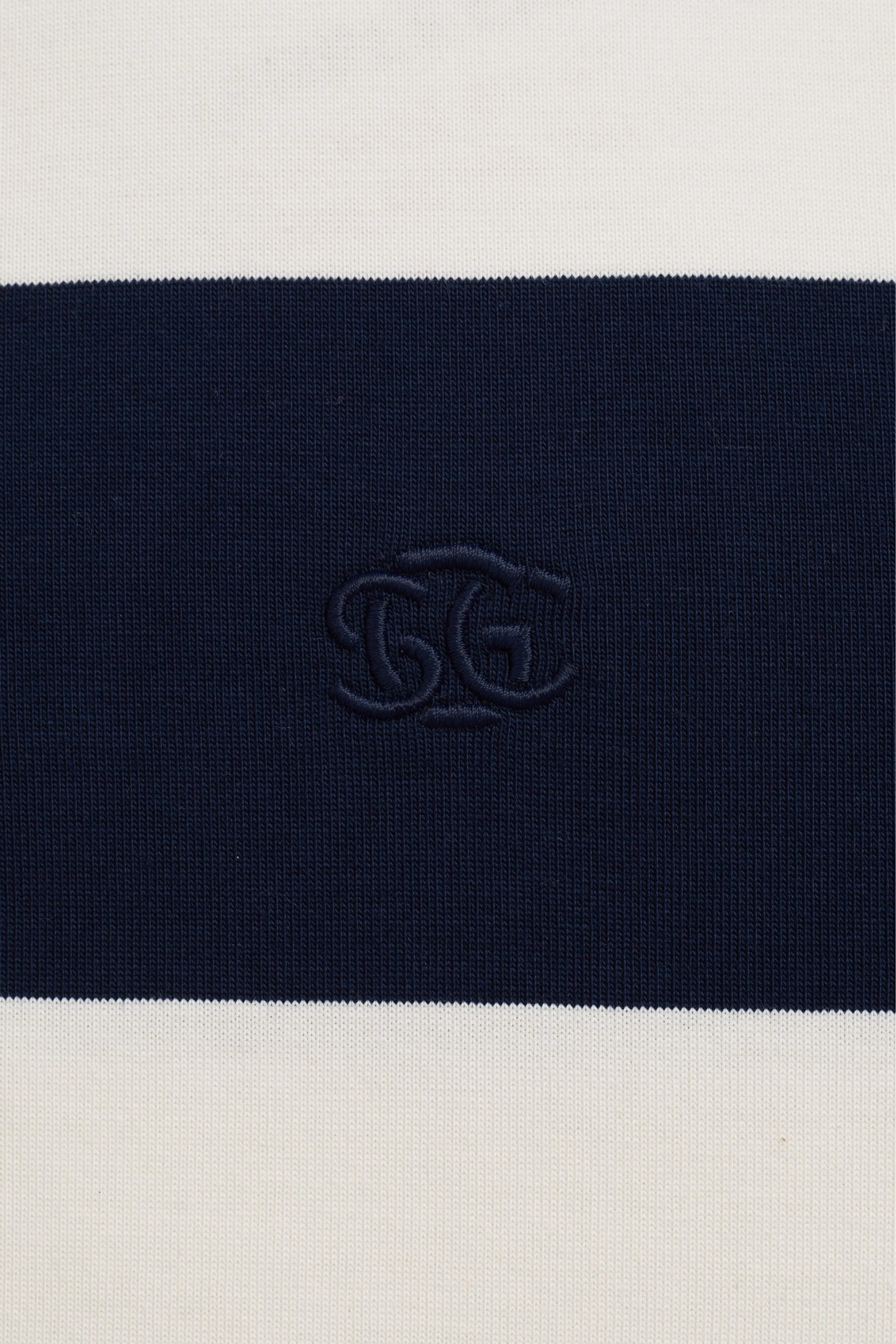 Blake Engineered Stripe Rugby Polo