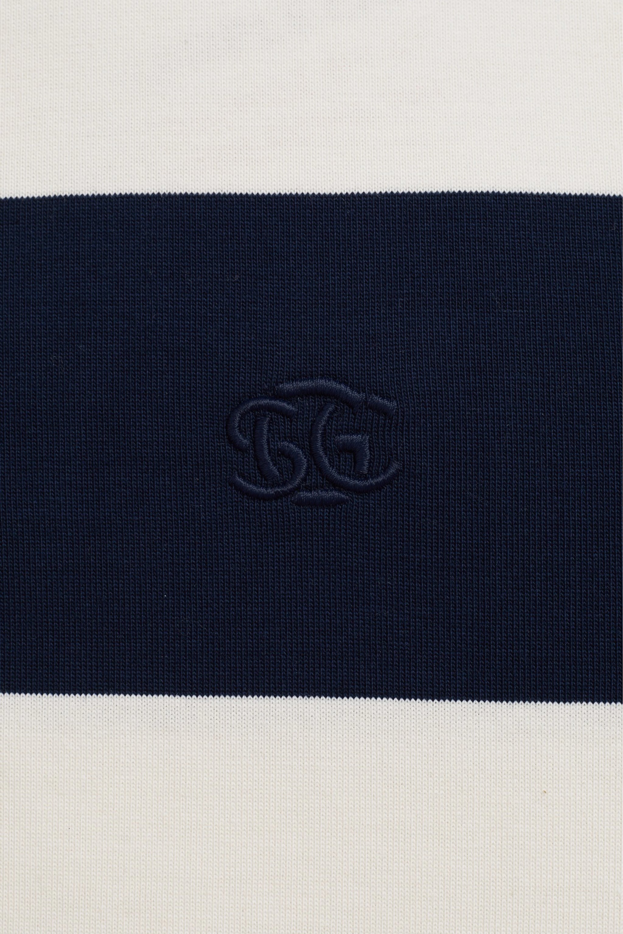 Blake Engineered Stripe Rugby Polo