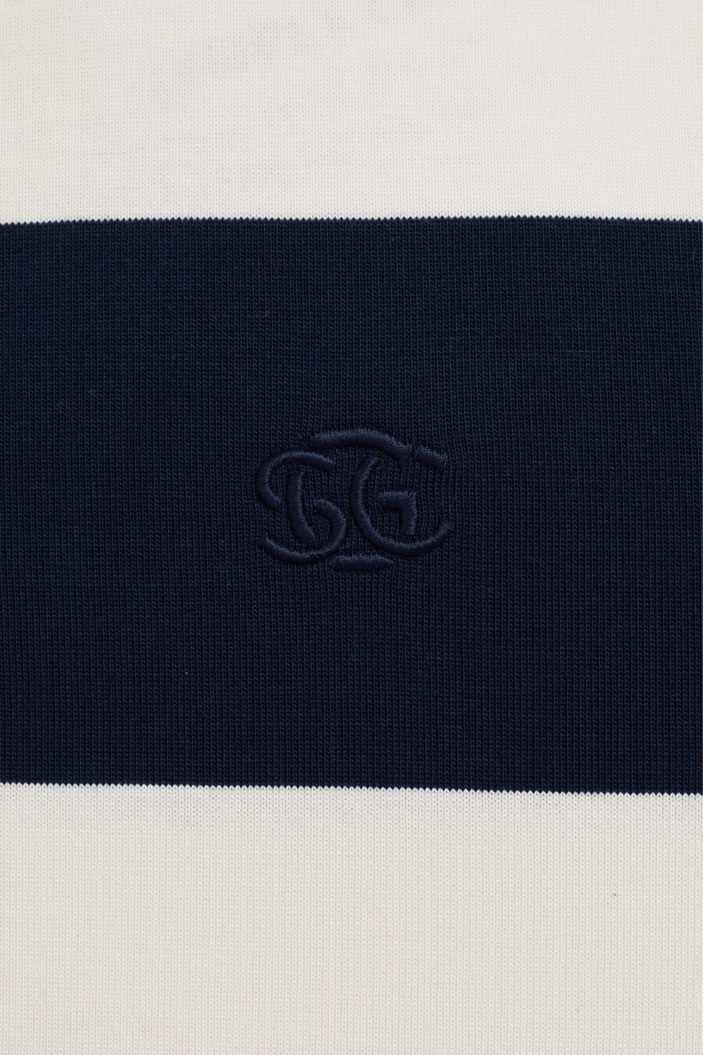 Blake Engineered Stripe Rugby Polo