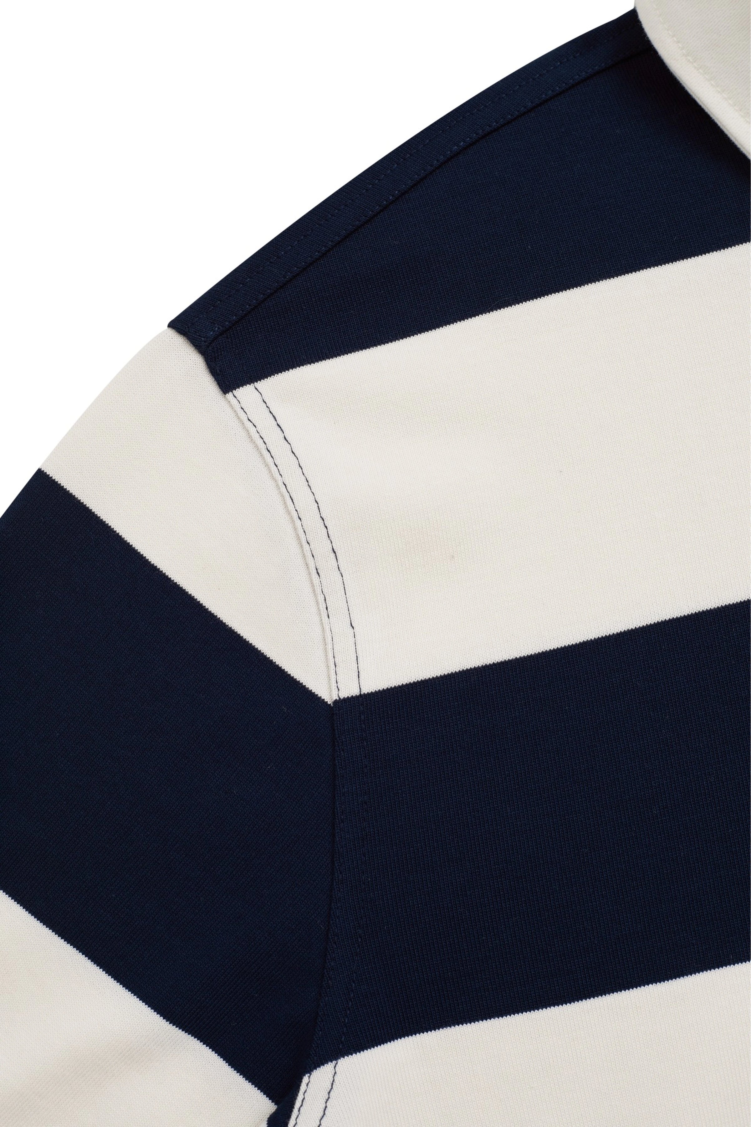 Blake Engineered Stripe Rugby Polo