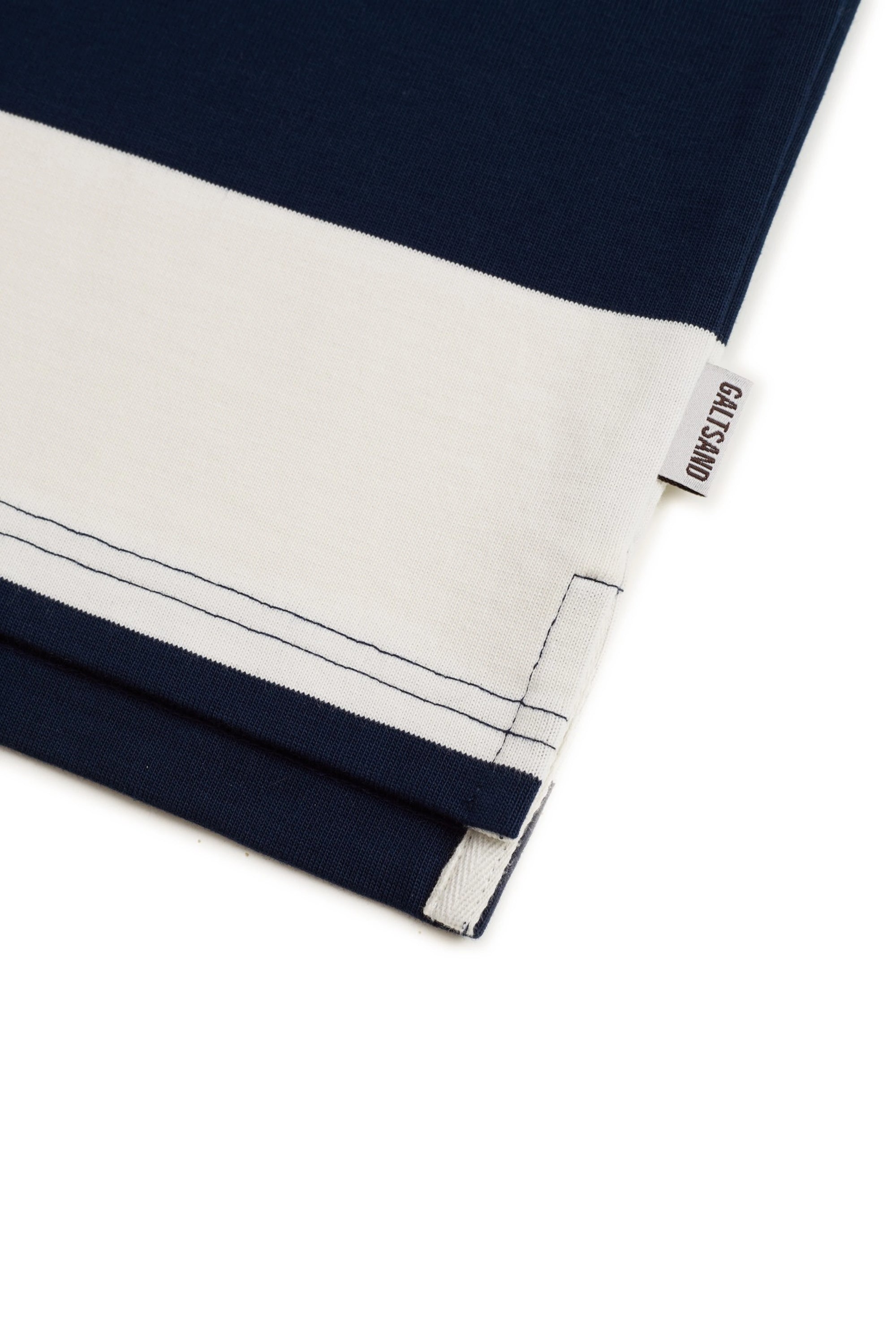Blake Engineered Stripe Rugby Polo