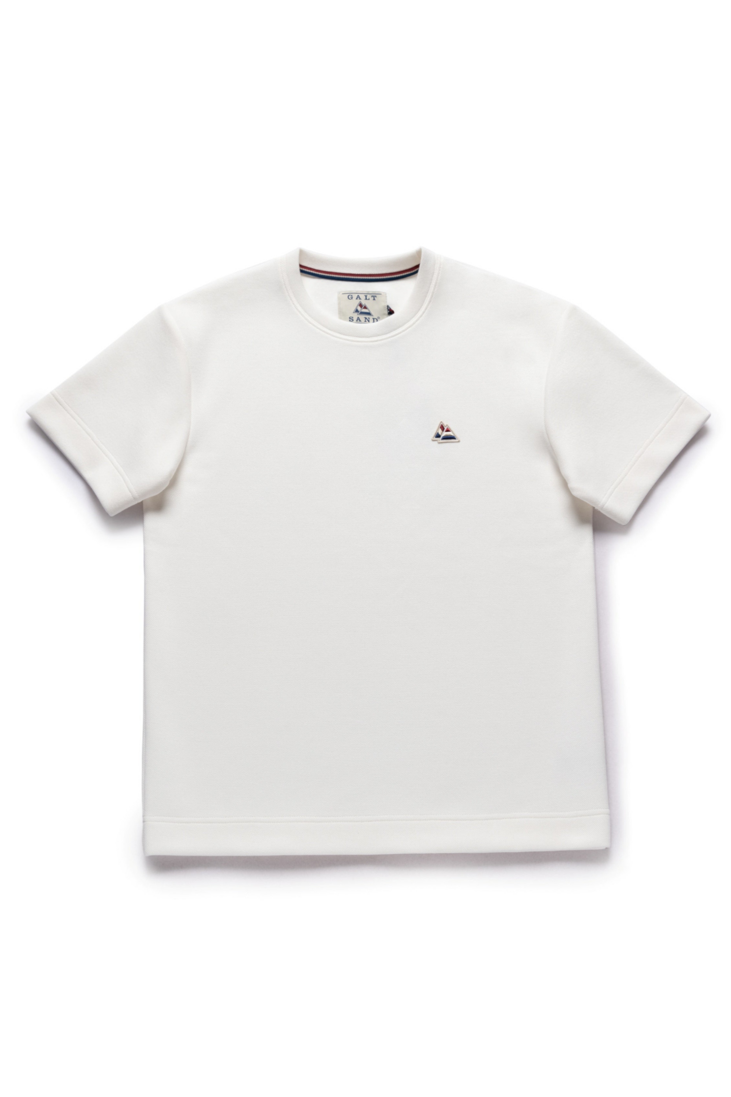 Galtsand Pique Short Set in White