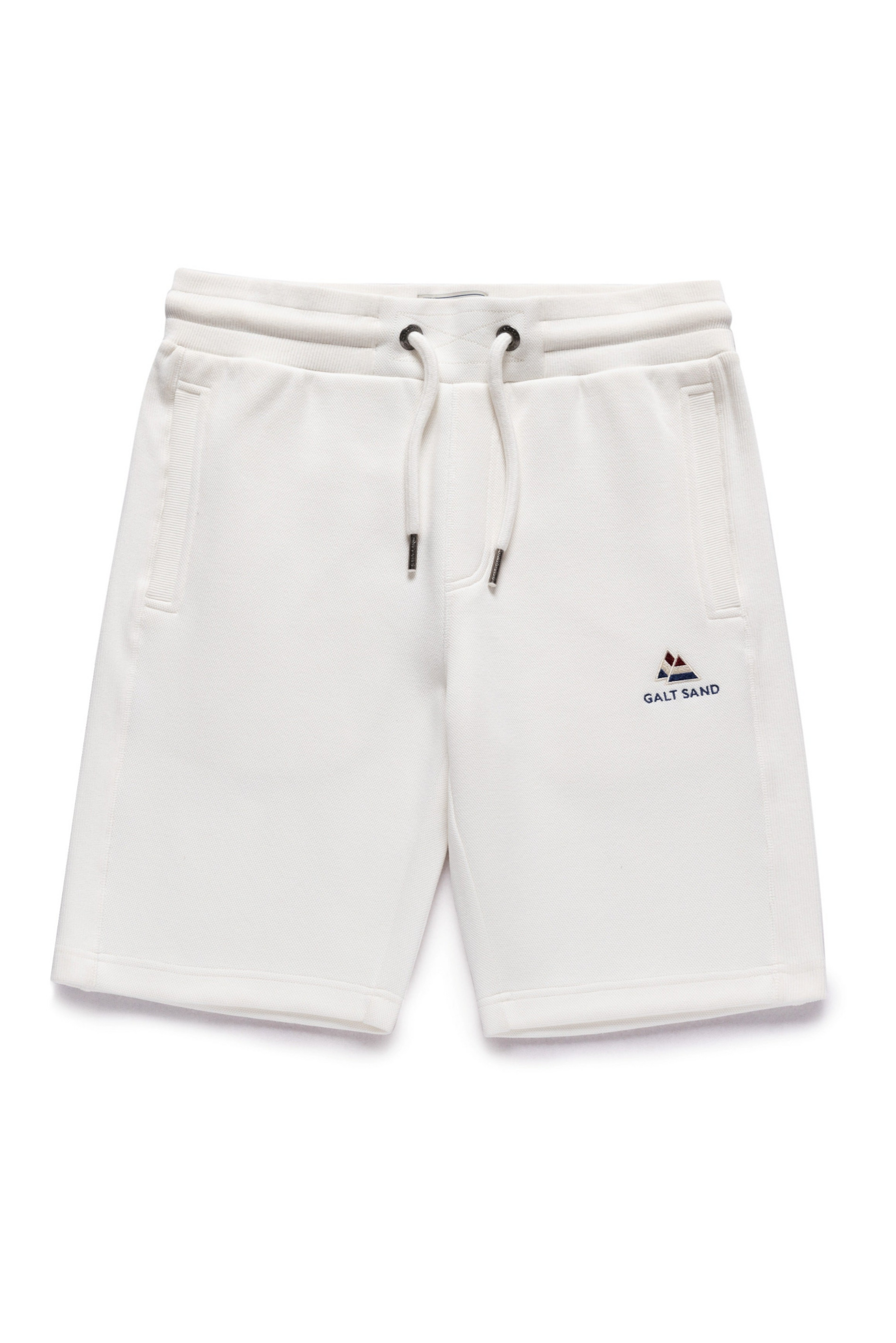 Galtsand Pique Short Set in White