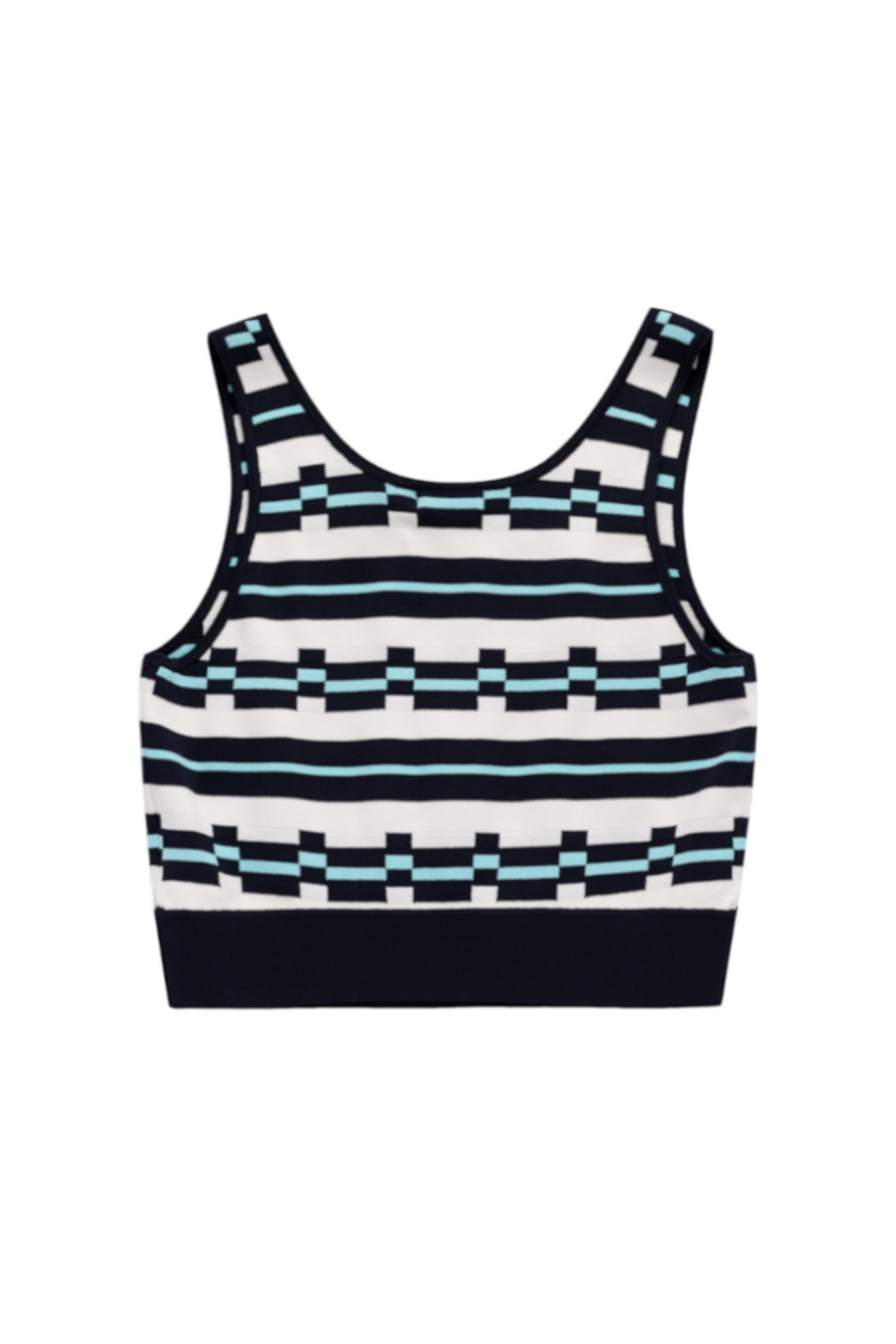 Galtsand Geometric Cropped Tank Top