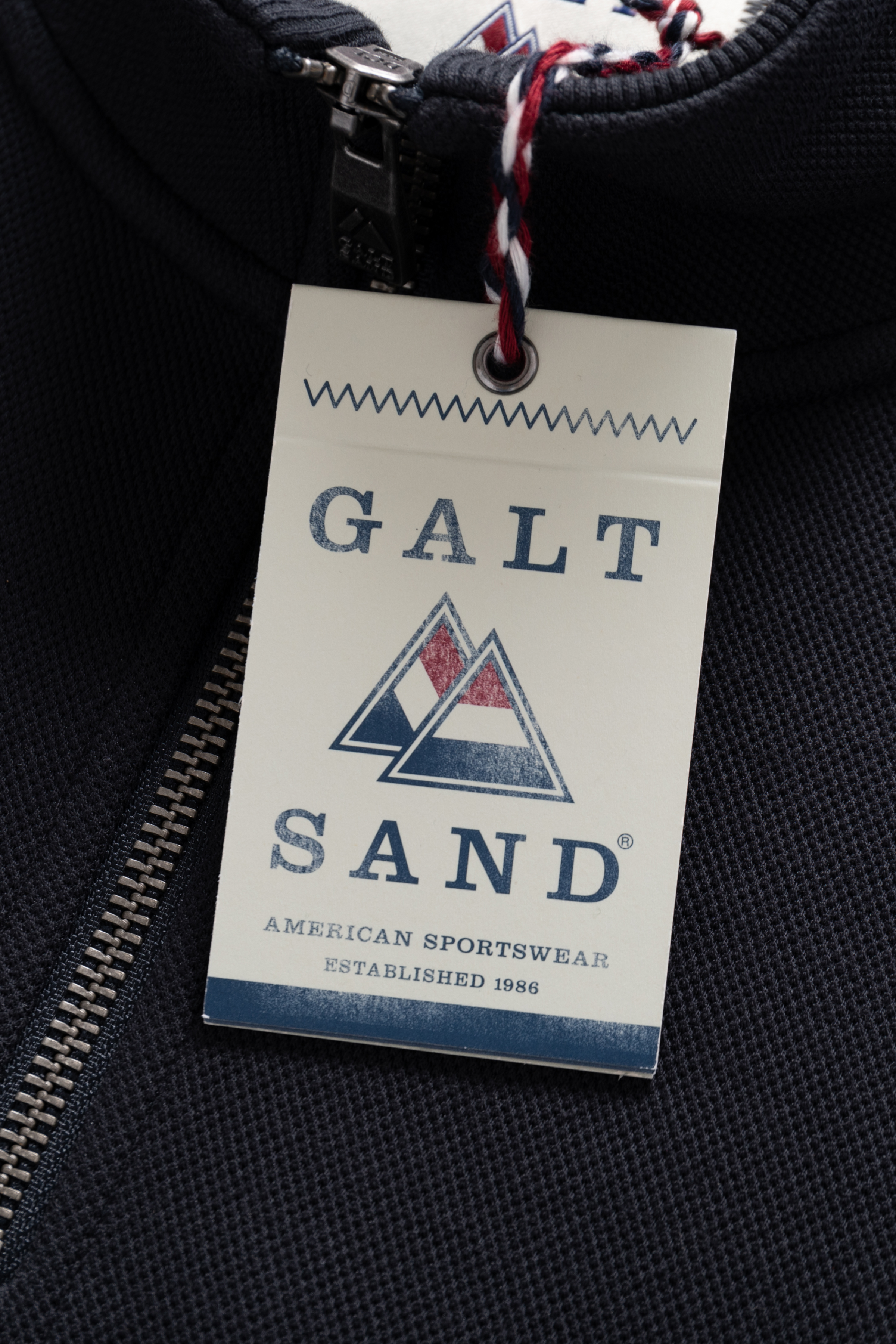 Galtsand Pique Quarter Zip Sweater