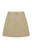 Soda Pop Pleated Drawstring Mini Skirt