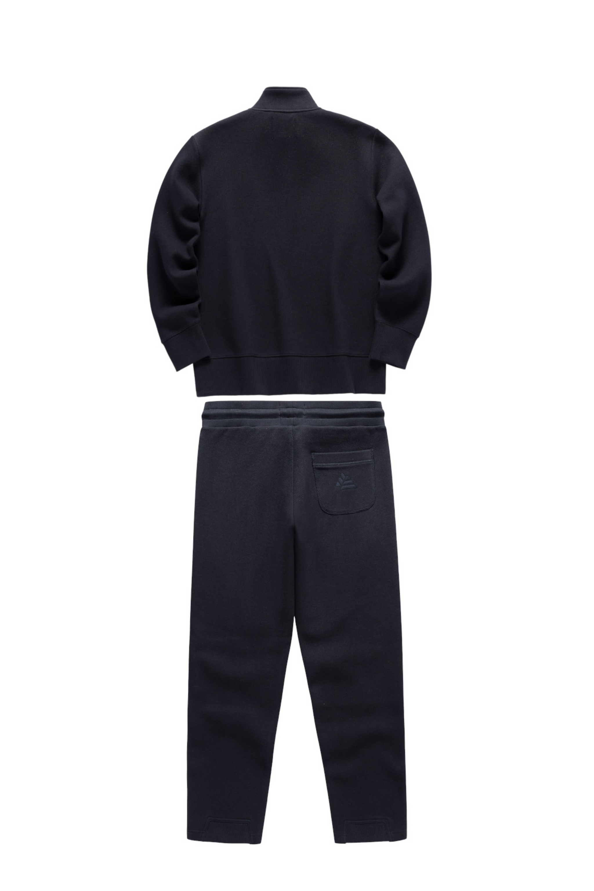 Galtsand Pique Quarter Zip Set In Dark Navy