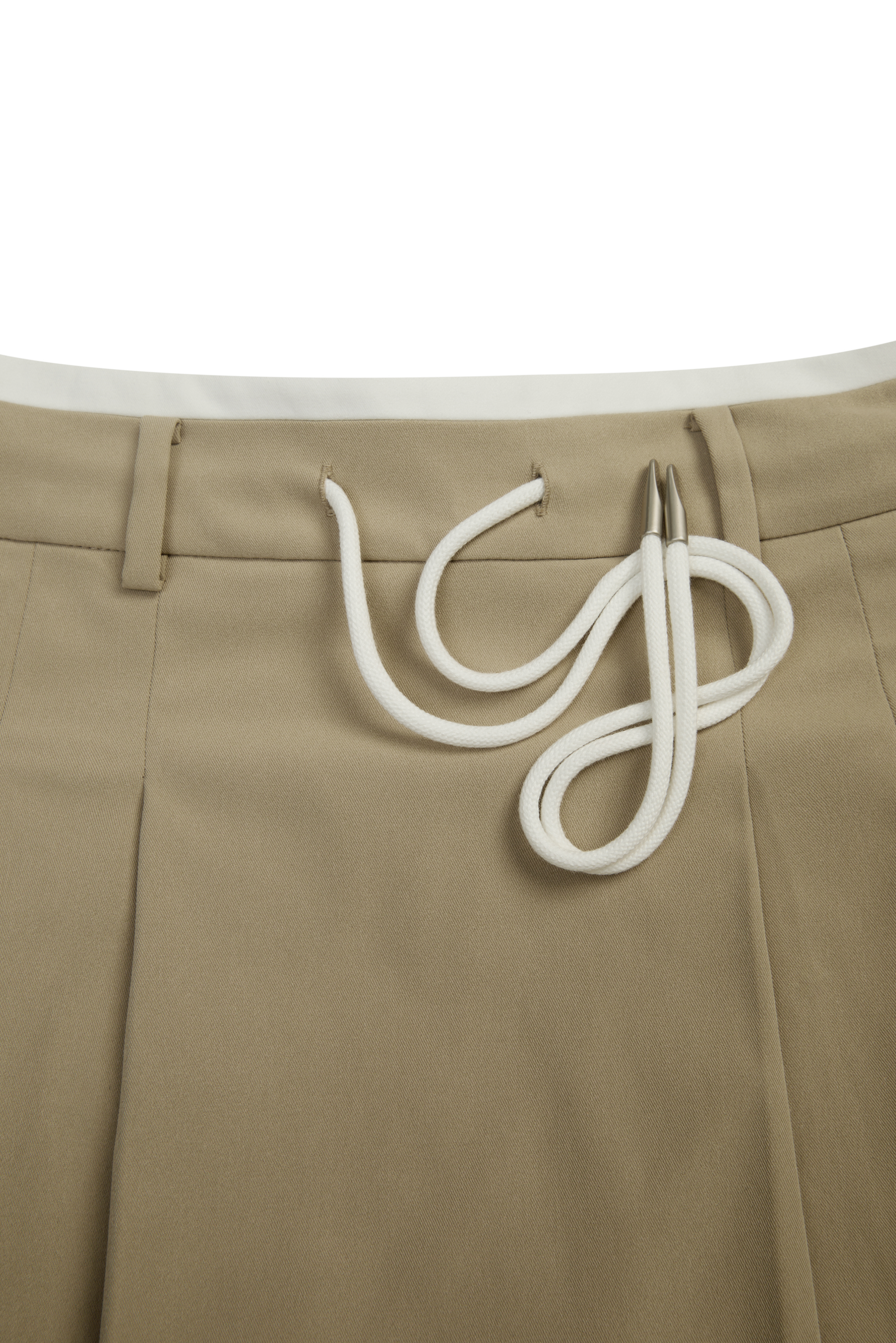 Galtsand Soda Pop Pleated Drawstring Mini Skirt