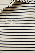 Adeline Button-less Placket Striped Sweater