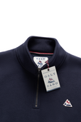 Heritage Quarter Zip In Navy