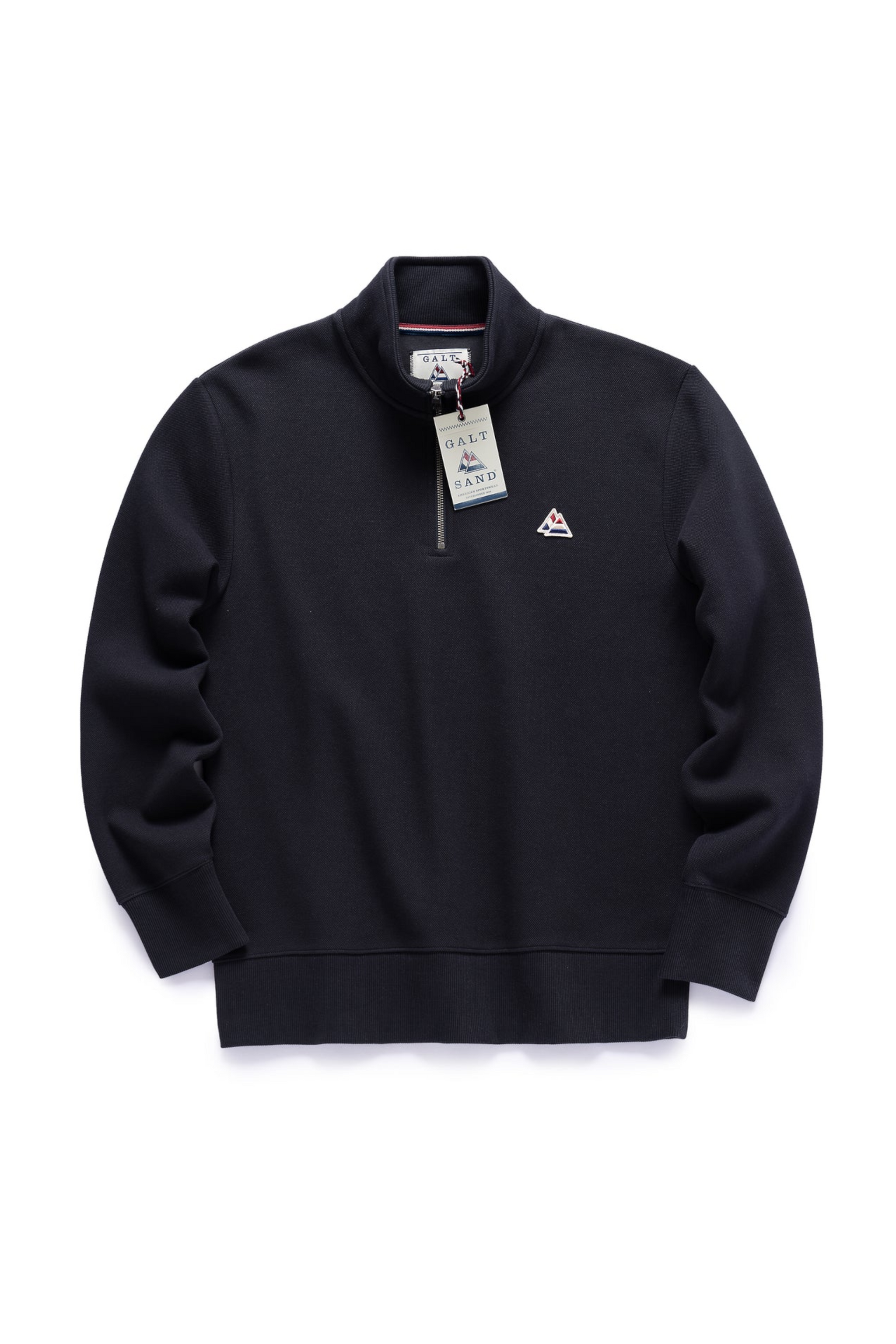 Galtsand Pique Quarter Zip Set In Dark Navy