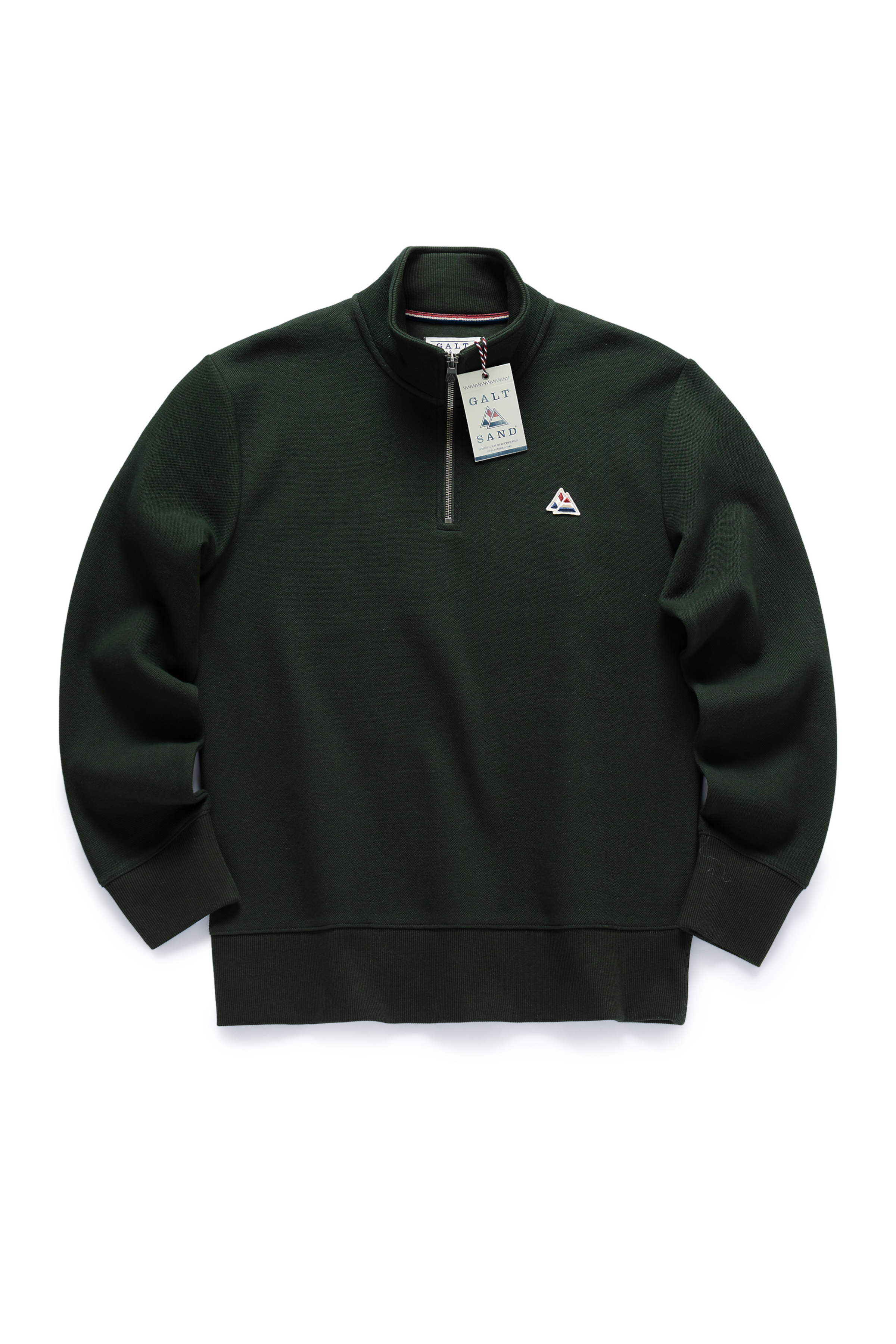 Galtsand Pique Quarter Zip Sweater