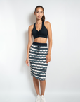 Geometric Midi Skirt