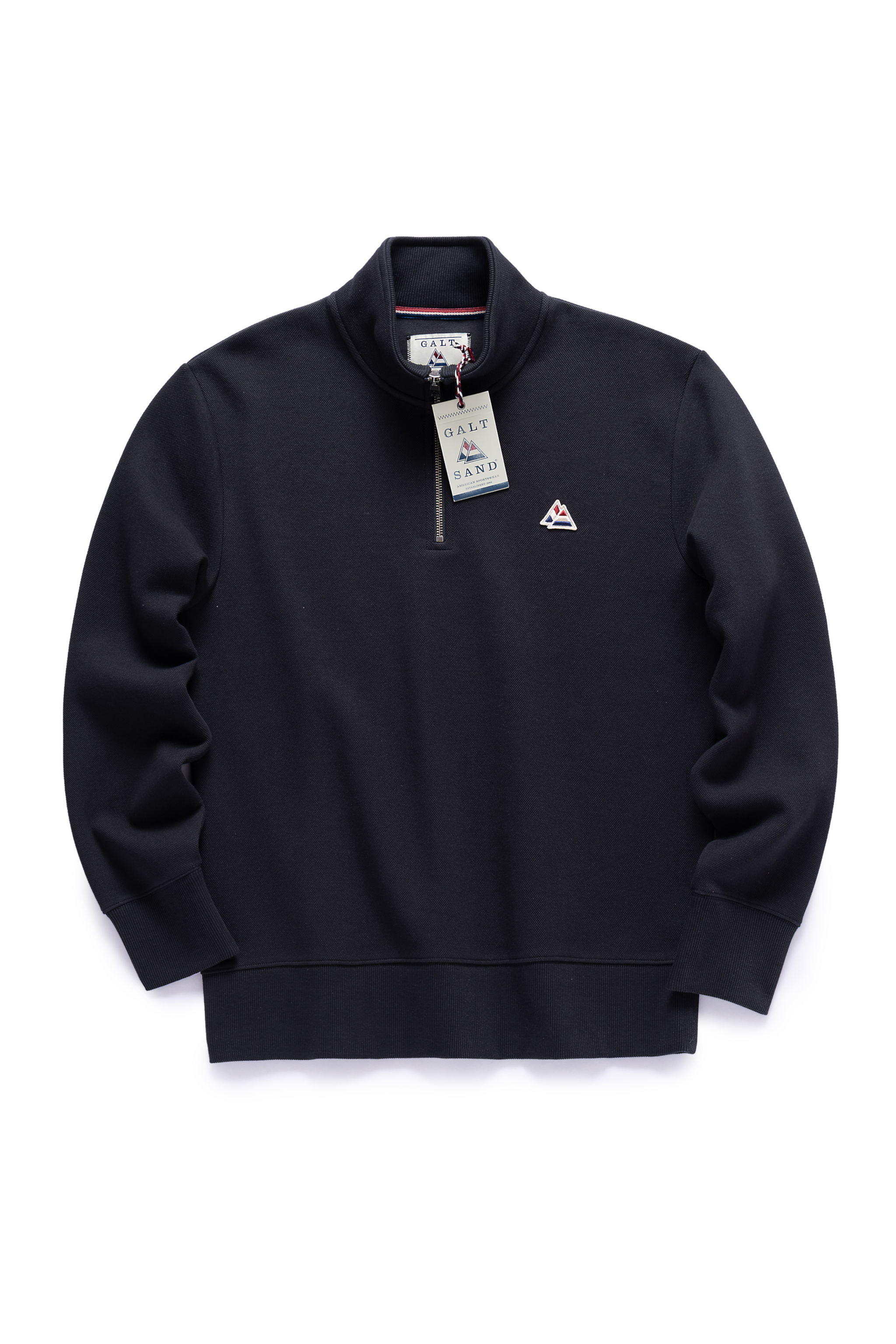 Galtsand Pique Quarter Zip Sweater