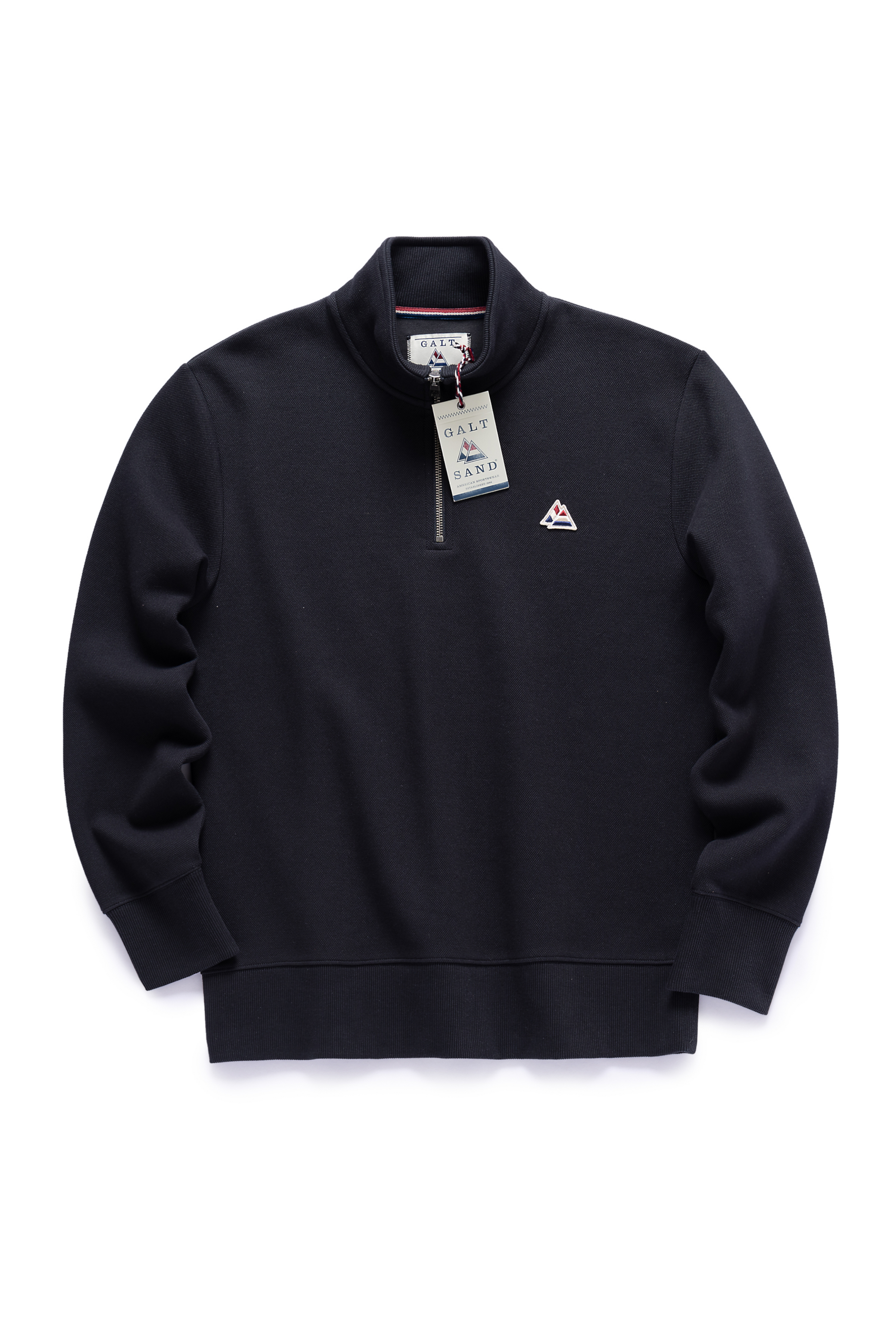 Galtsand Pique Quarter Zip Sweater
