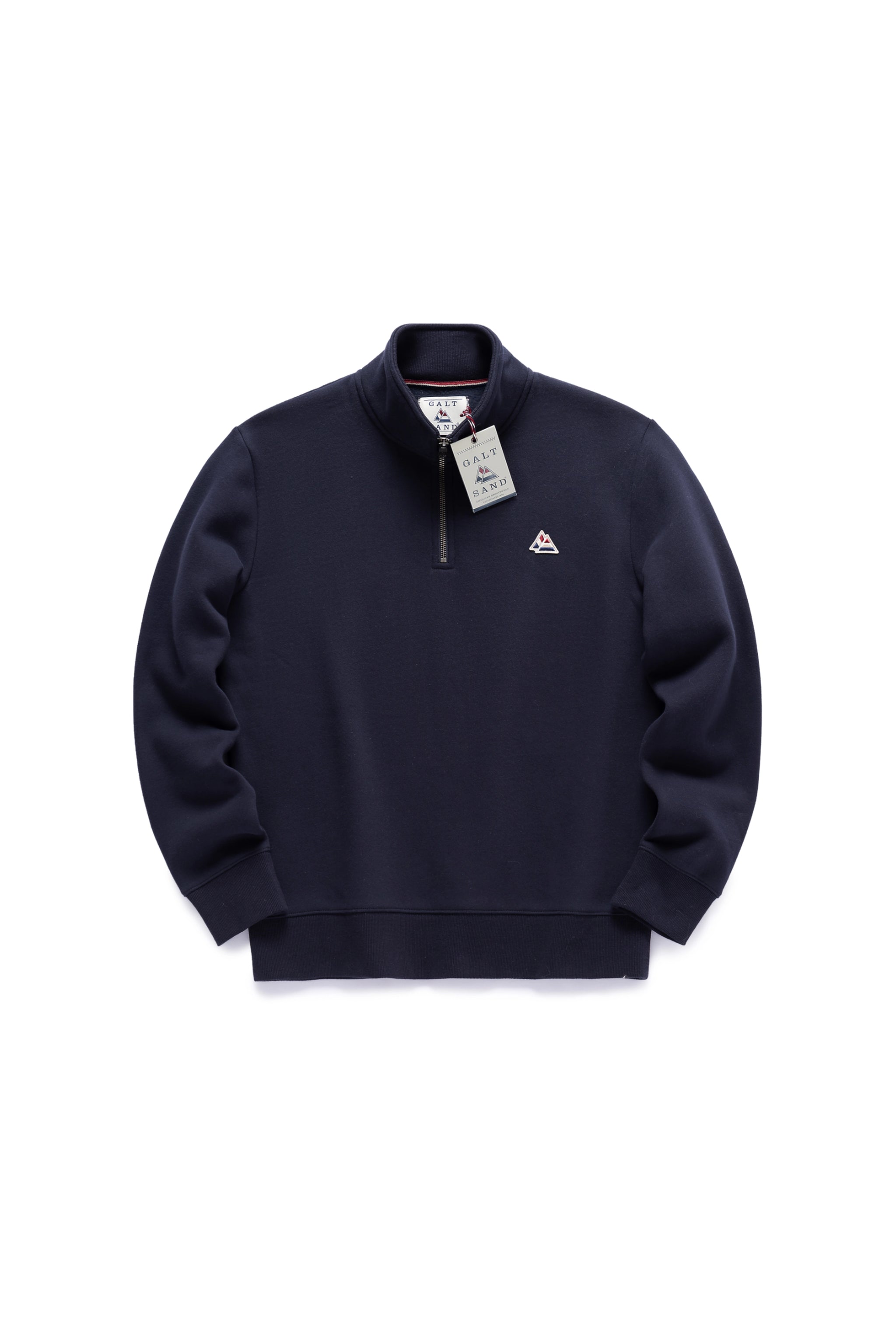 Heritage Quarter Zip In Navy