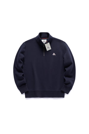 Heritage Quarter Zip In Navy