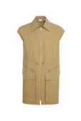 Sahara Zip Front Cargo Dress