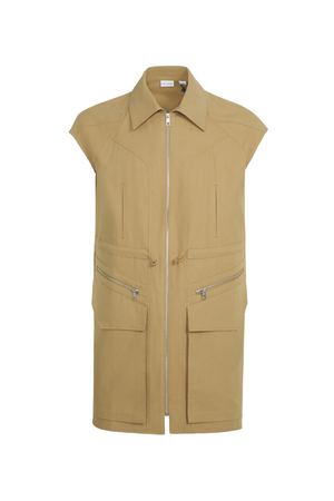 Sahara Zip Front Cargo Dress