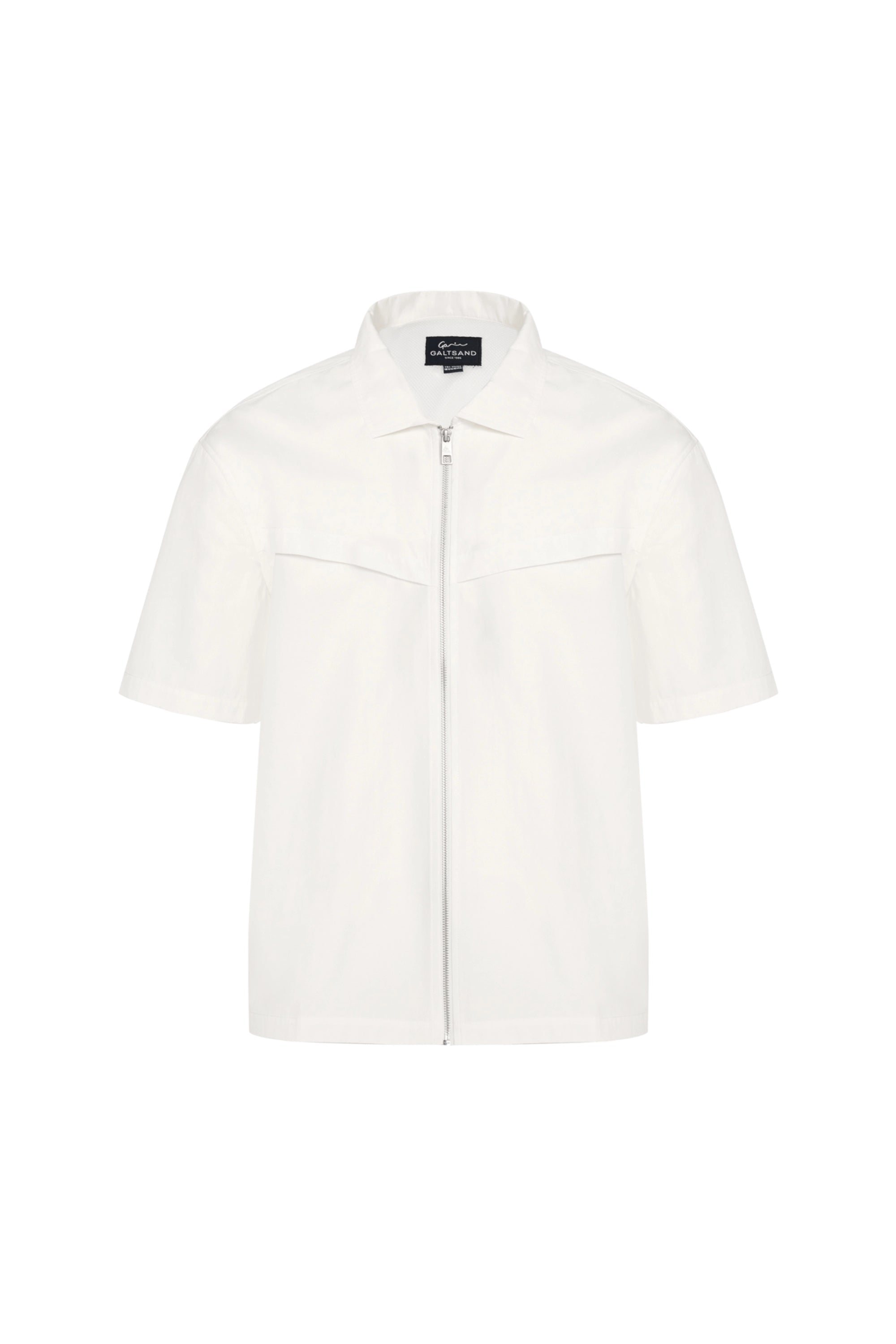 Treverse Nylon Zip Front Shirt