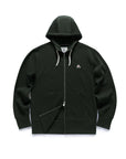 Pique Zip Front Hoodie