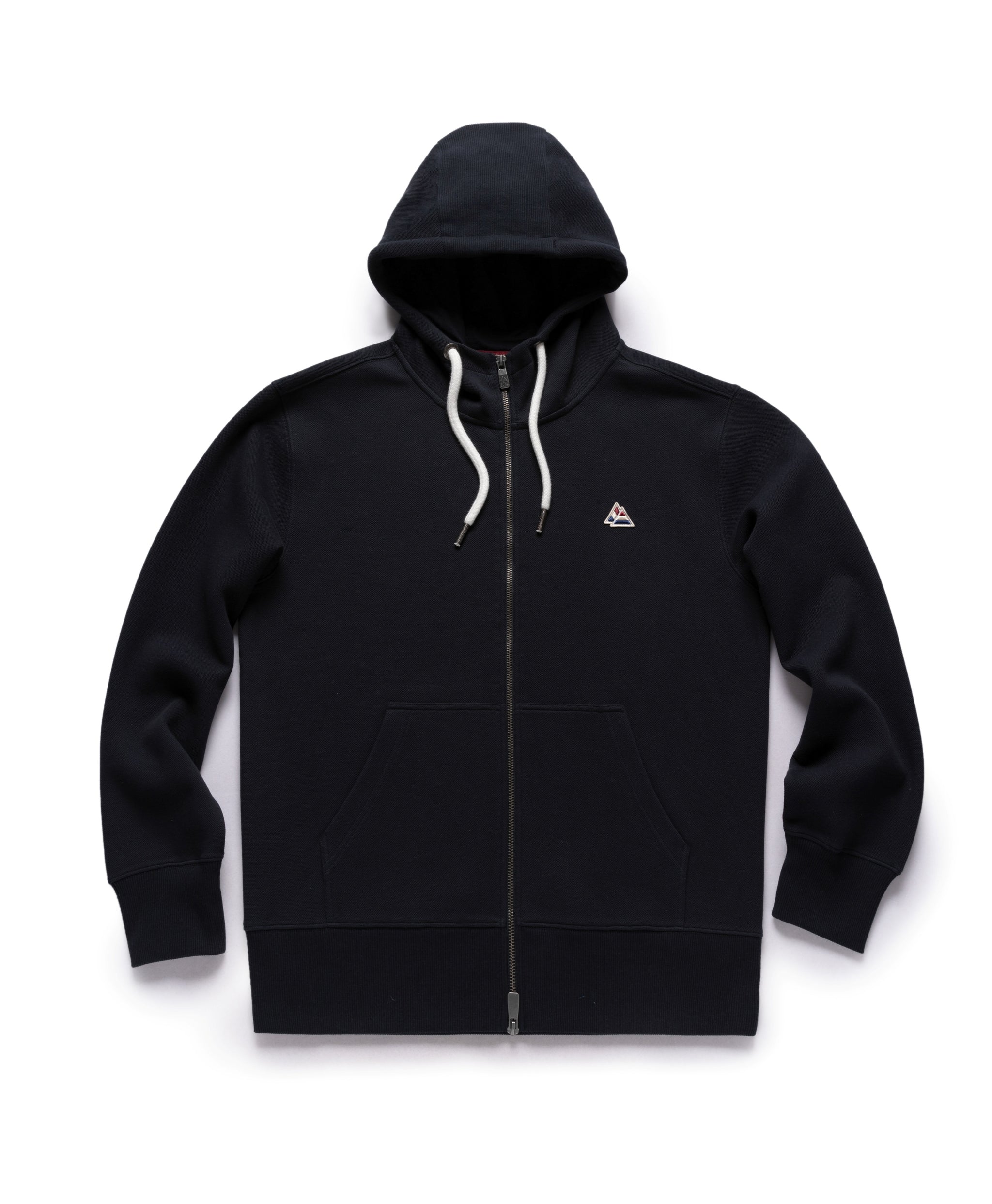 Galtsand Pique Zip Front Hoodie