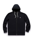 Pique Zip Front Hoodie