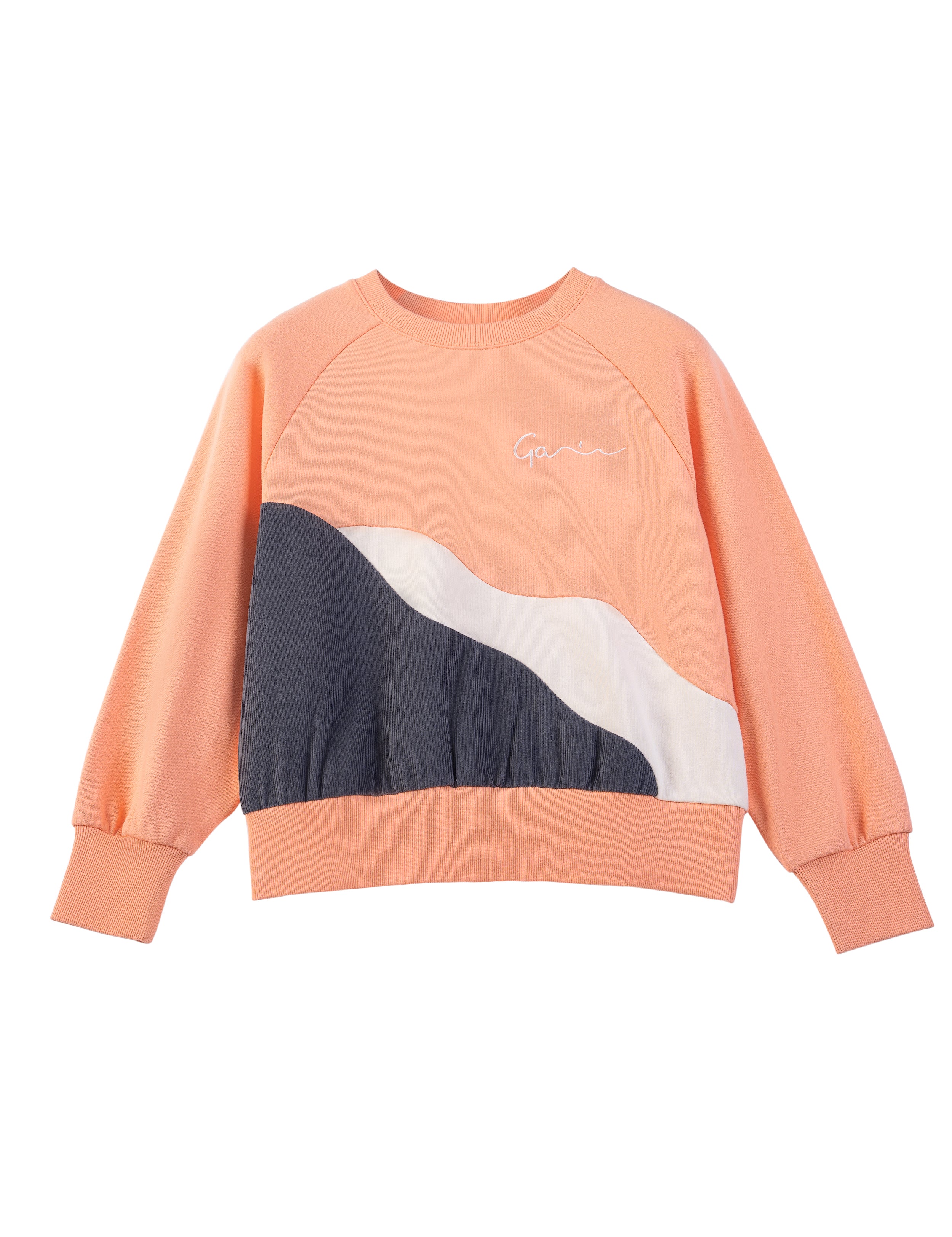 Lena Threaded Sweater in Coral Reef